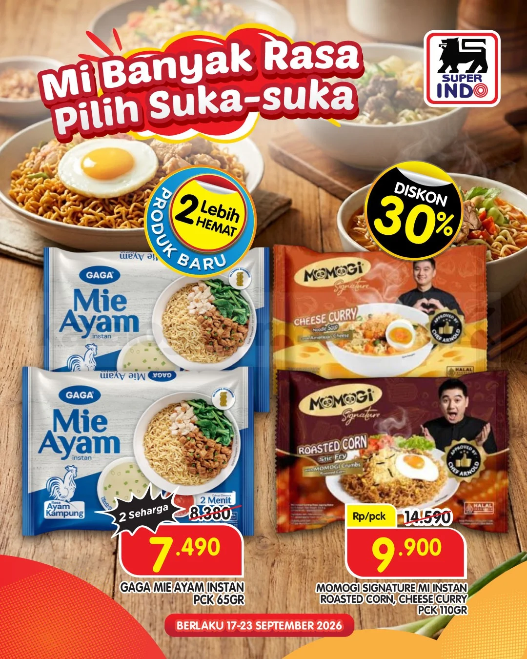 Promo Super Indo: Mi Instan Hemat 17-23 Sept 2026