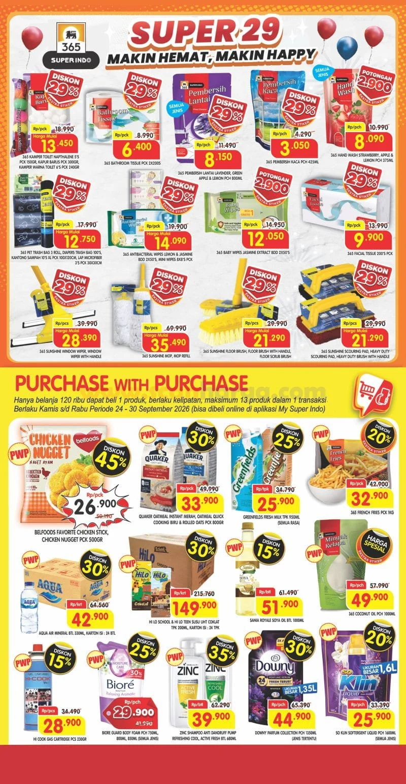 Promo Superindo 24-30 September 2026: Hemat Belanja Mingguan