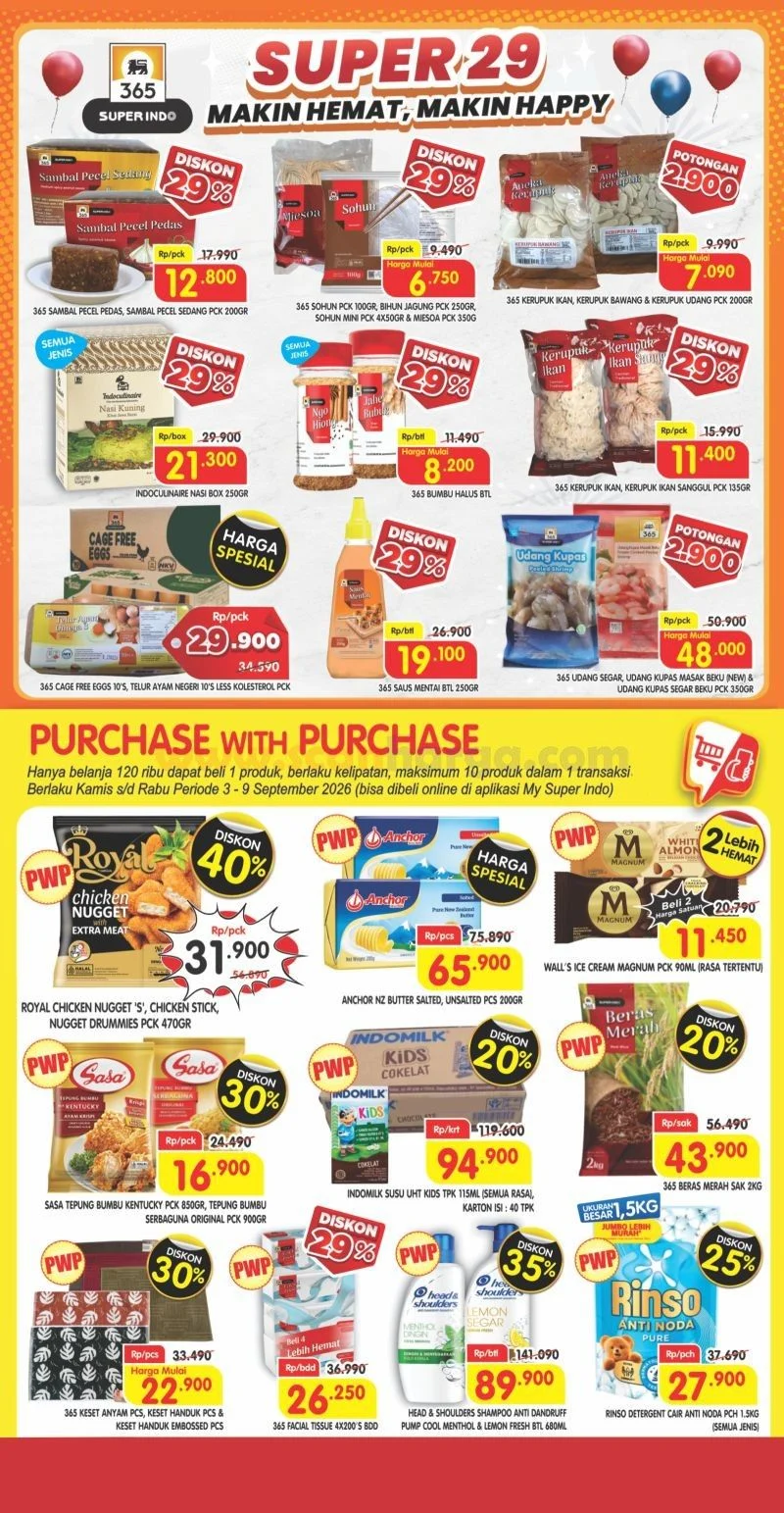 Promo Superindo: Katalog Belanja Hemat 3-9 Sept 2026
