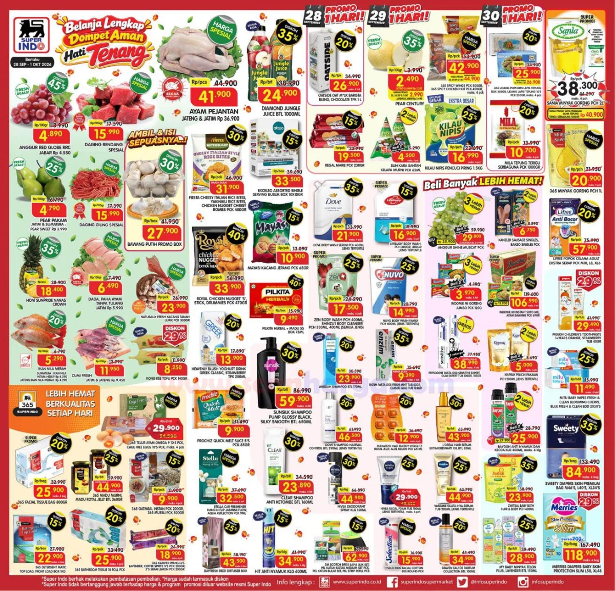 Promo Superindo Weekday: Diskon Besar 28 Sept - 1 Okt 2026