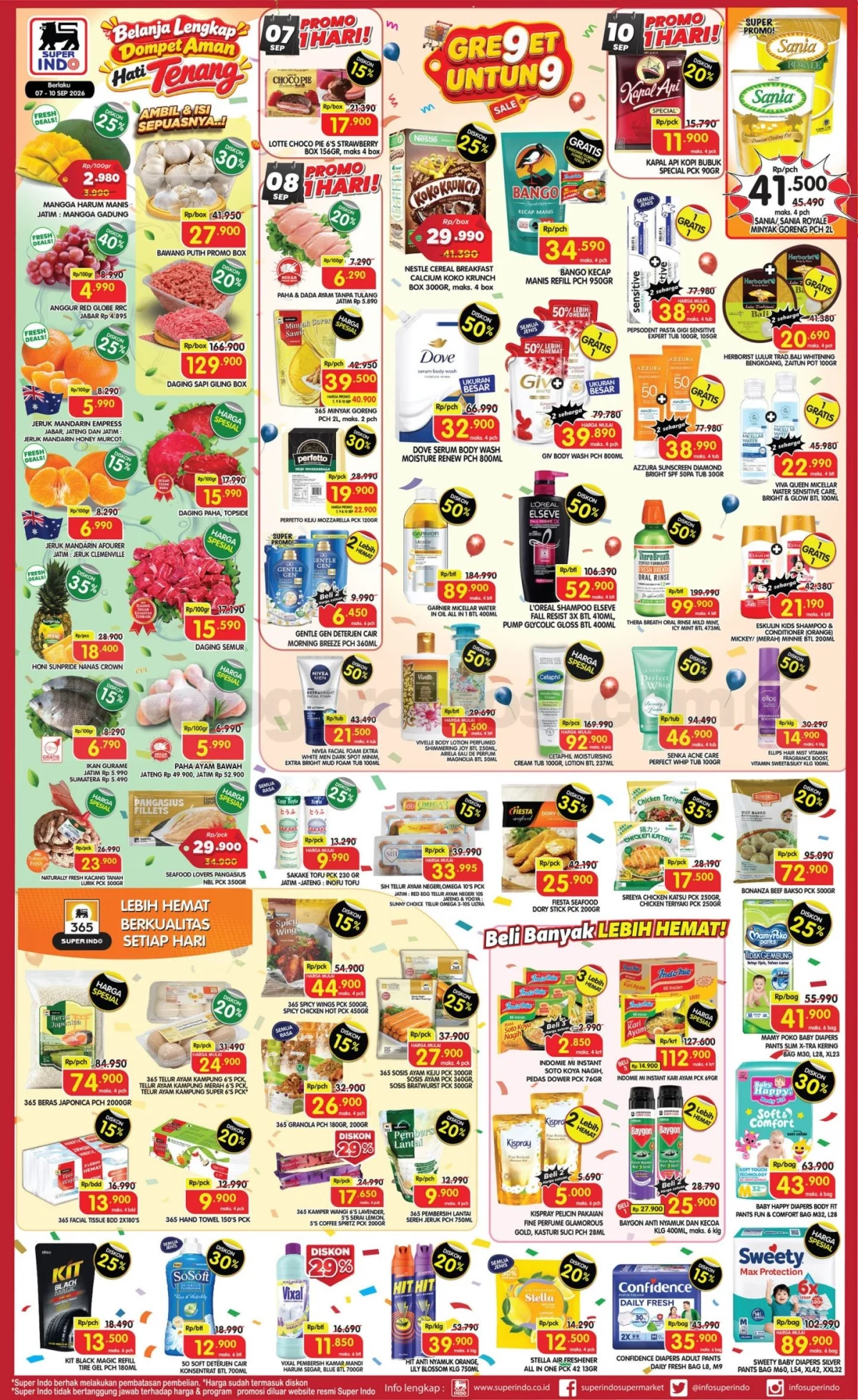 Promo Superindo Weekday: Hemat 7-10 September 2026