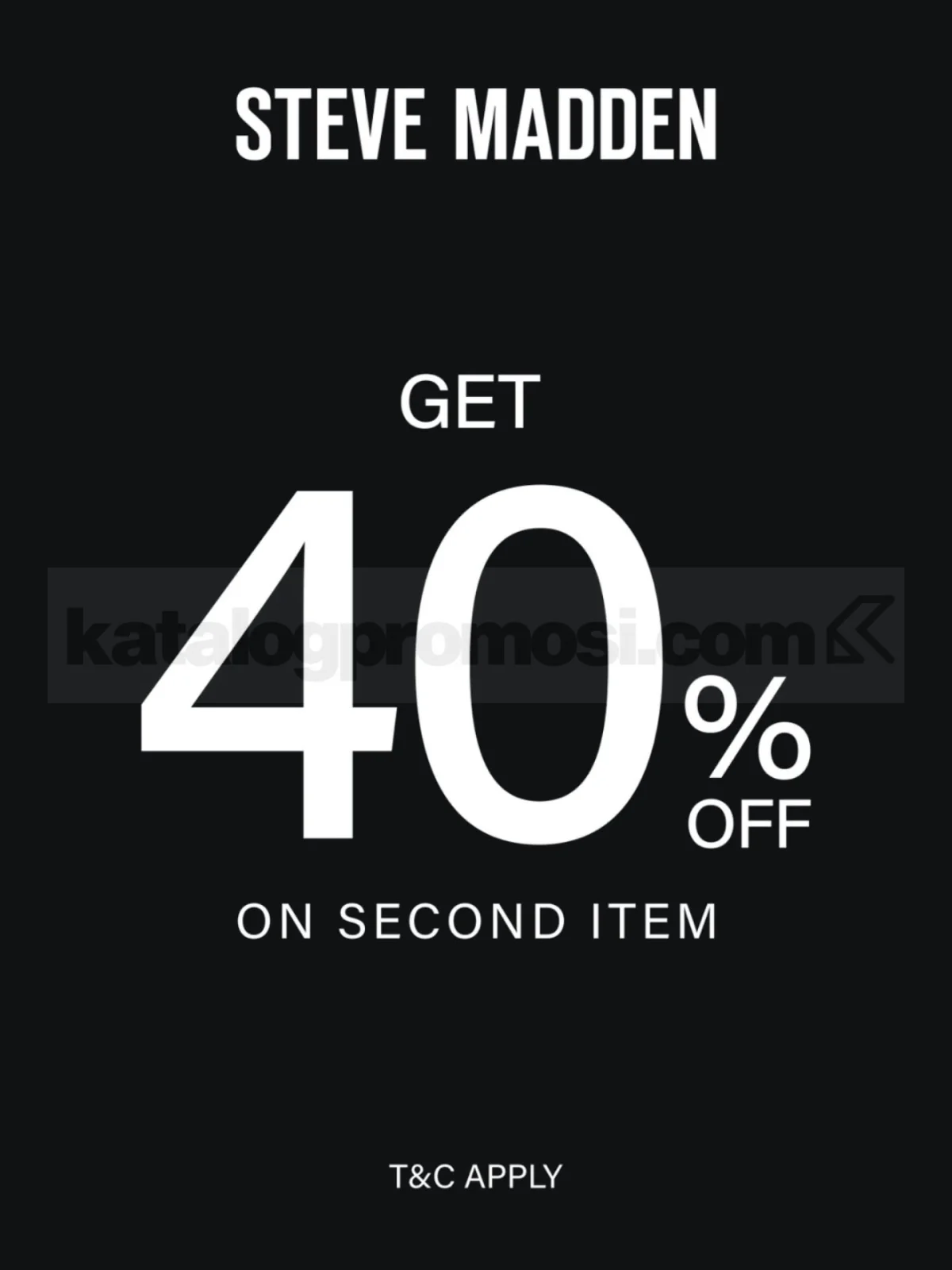 Steve Madden Tawarkan Diskon Gede 40% untuk Item Kedua