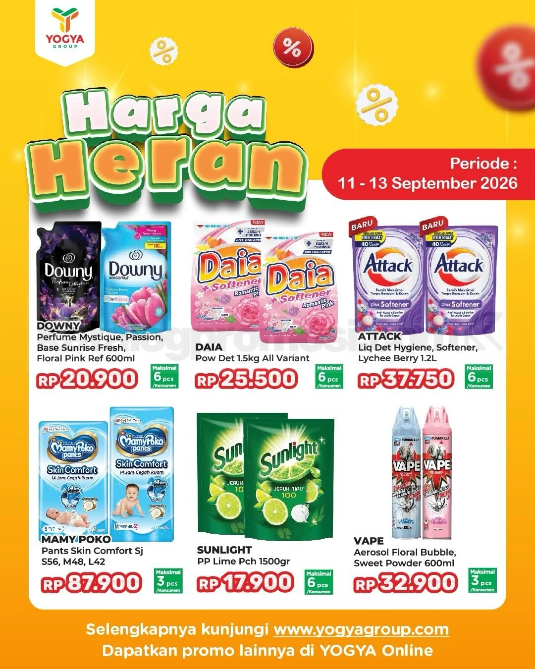 Toserba Yogya: Promo JSM Harga Heran 11-13 September 2026