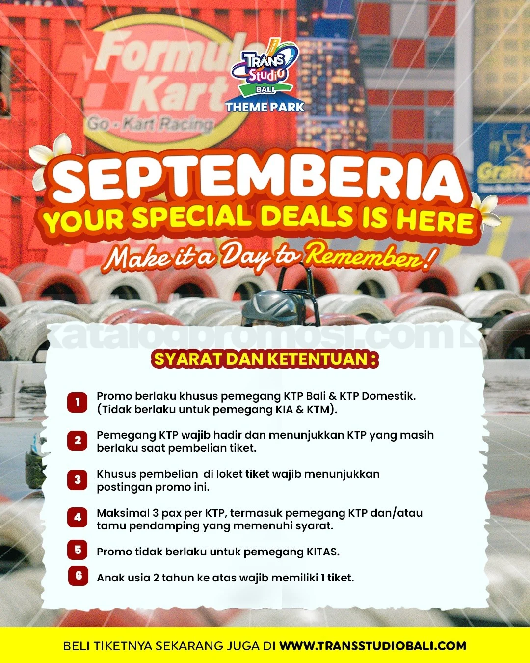Trans Studio Bali Tawarkan Promo Spesial Septemberia Deals Mulai Rp108.000