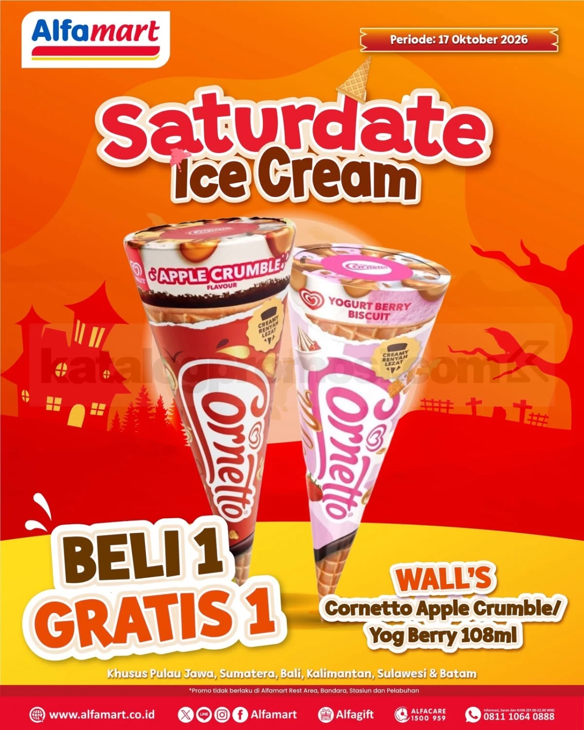 Alfamart Gelar Promo Es Krim Beli 1 Gratis 1 Akhir Pekan Ini