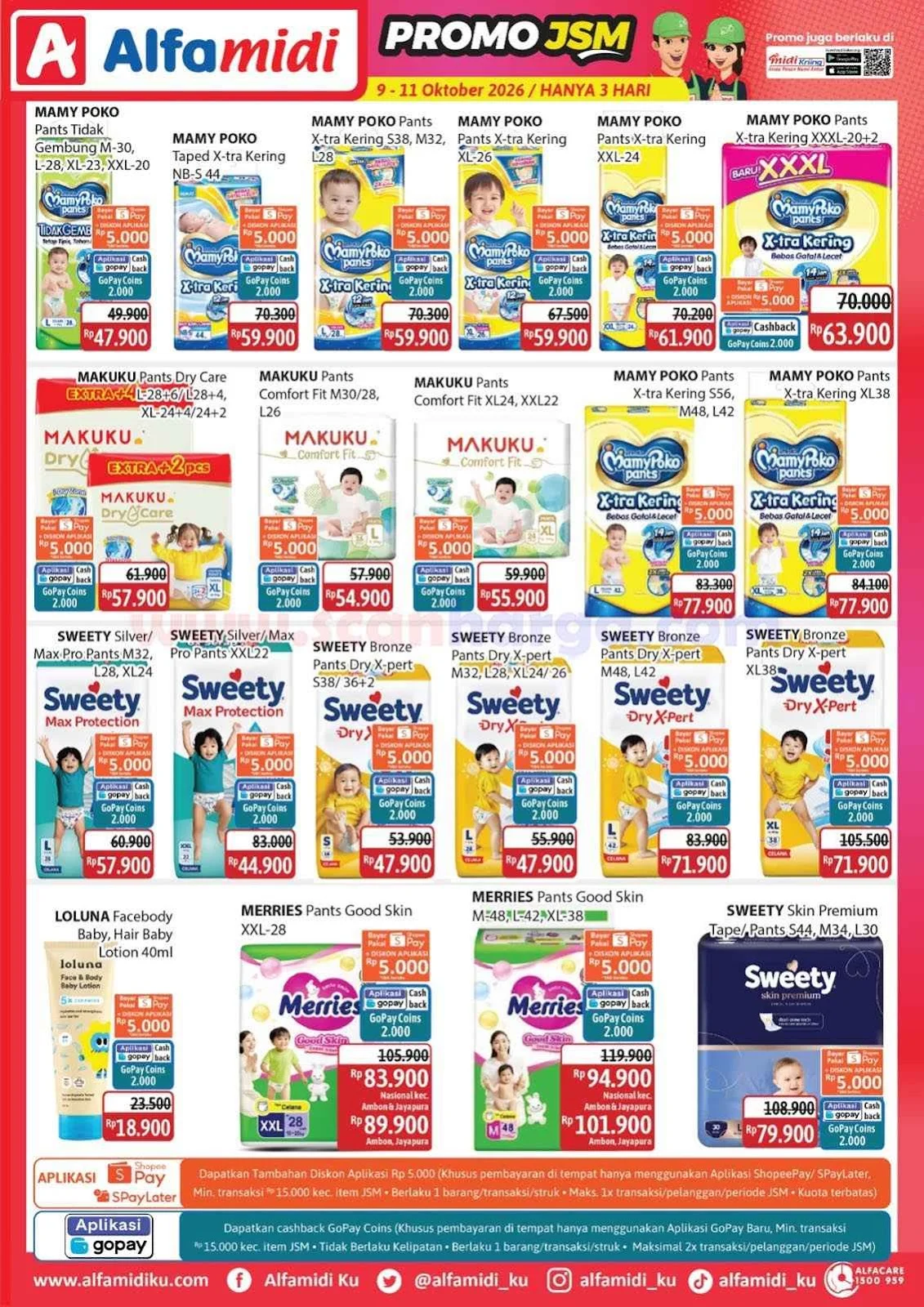 Alfamidi JSM 9-11 Oktober 2026: Promo Akhir Pekan Hemat!