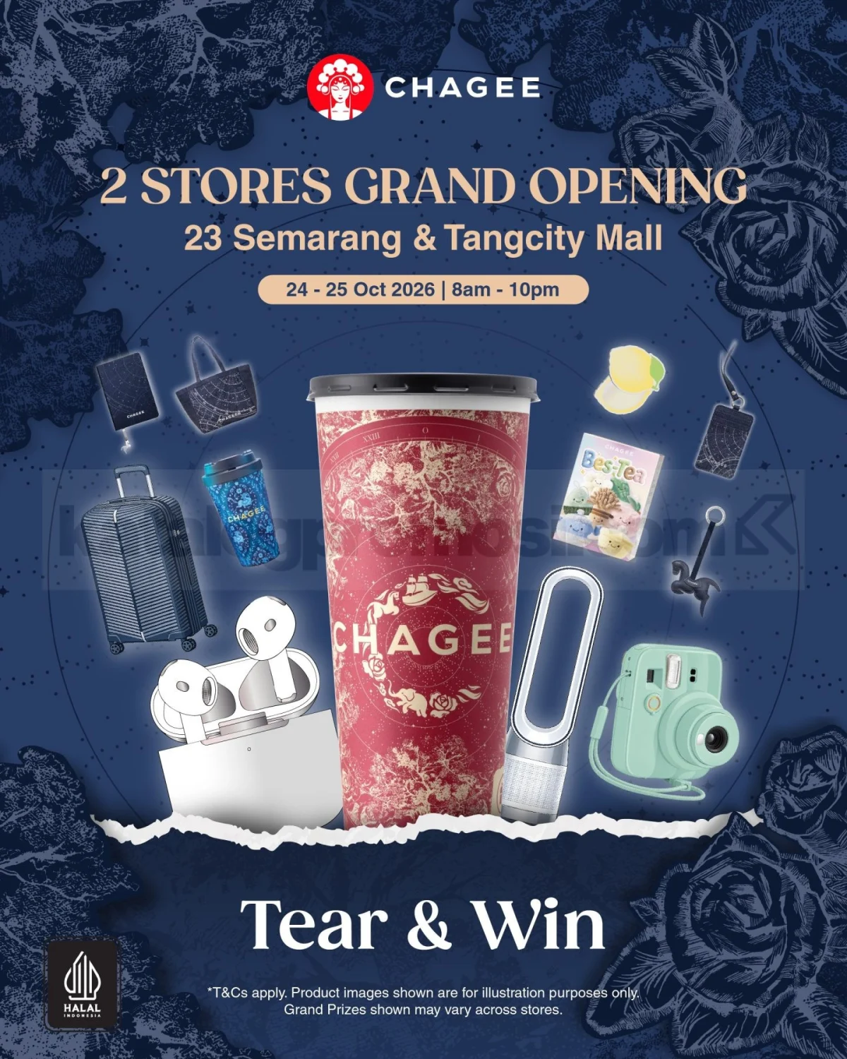 CHAGEE Buka Gerai Semarang-Tangerang, Promo Heboh!