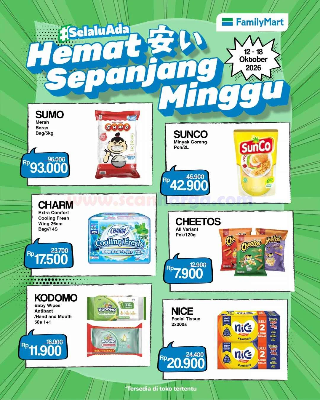 FamilyMart: Promo Hemat Banget 12-18 Okt 2026!