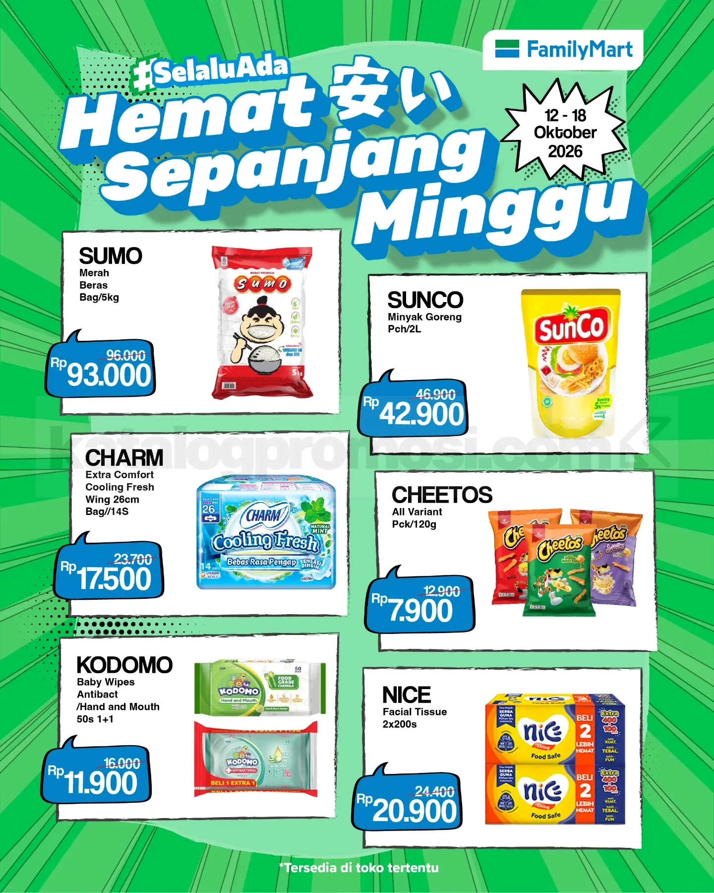 FamilyMart Tawarkan Promo Hemat 12-18 Oktober 2026