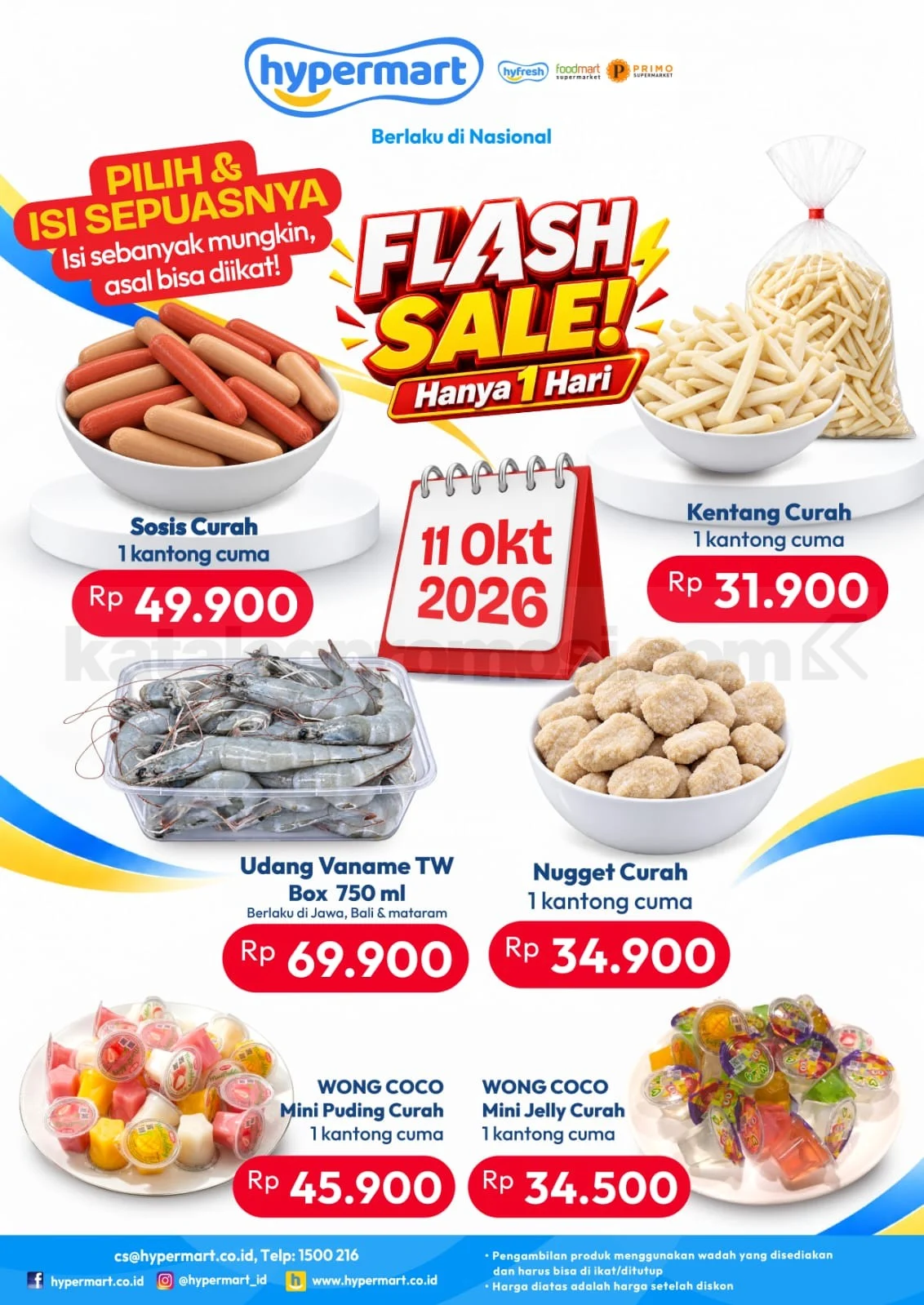 Hypermart Flash Sale 11 Okt: Isi Kantong Penuh Mulai Rp31.900
