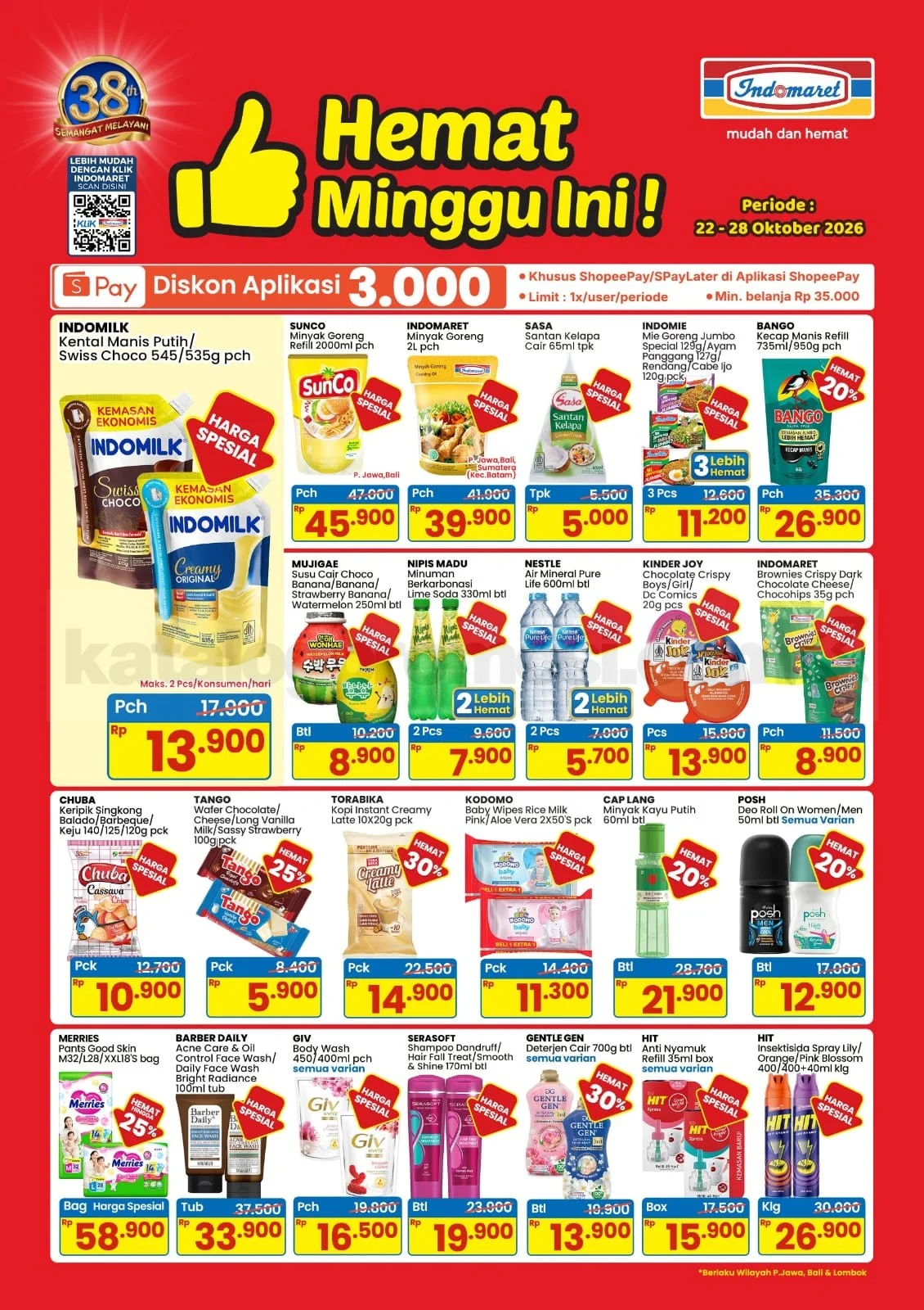 Indomaret Tawarkan Promo Hemat Bangeet 22-28 Okt 2026