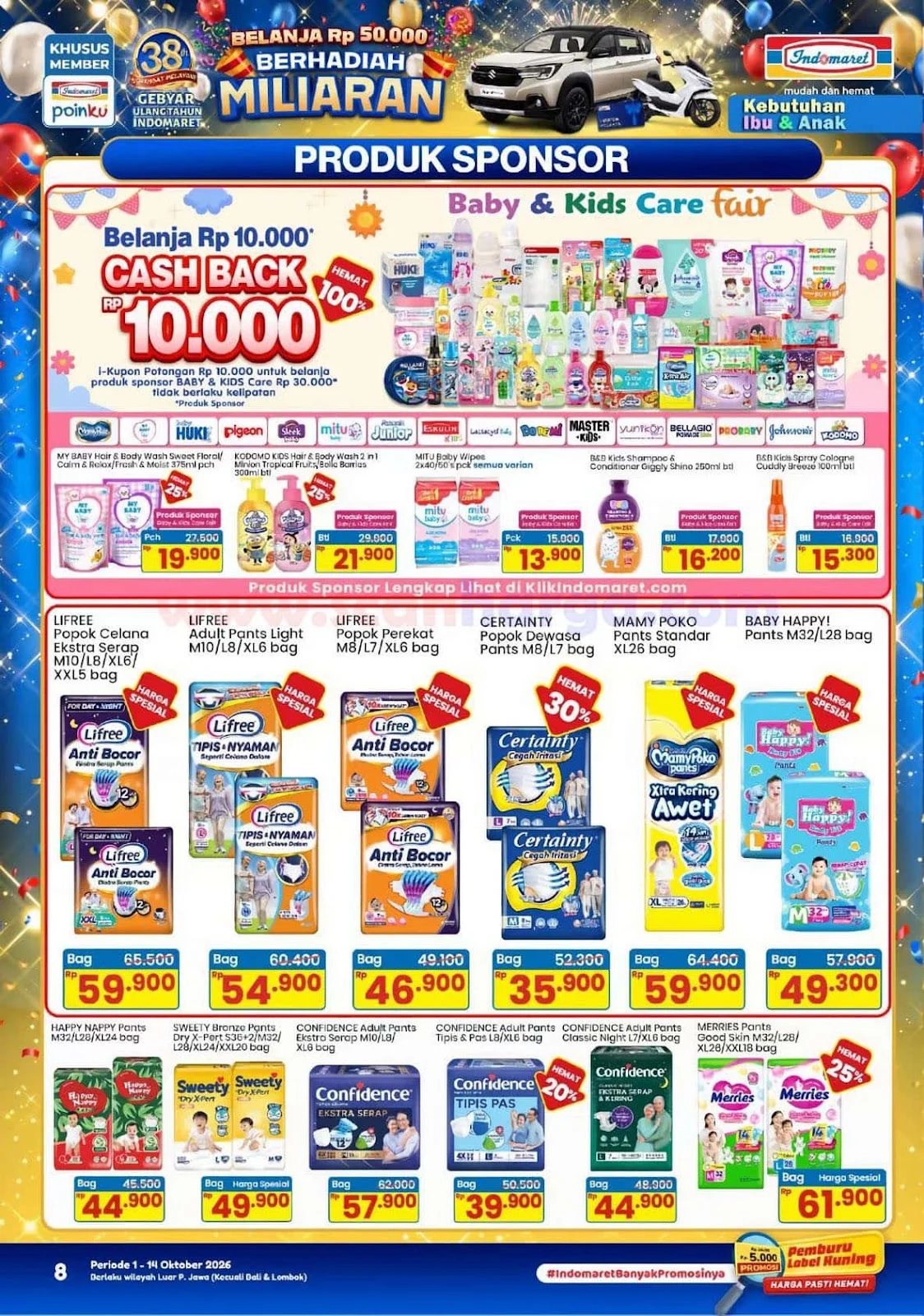 Katalog Indomaret Promo Super Hemat 1-14 Okt 2026