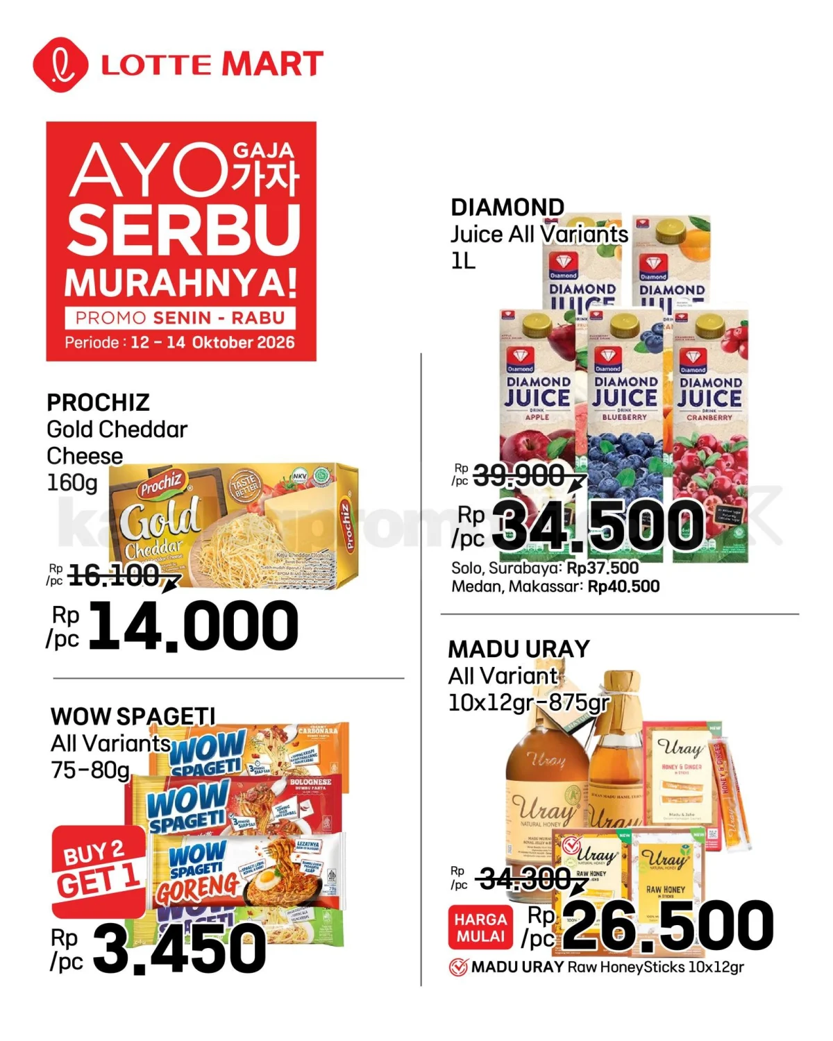 Lotte Mart Gelar Promo Weekday Serbu 12-14 Oktober 2026