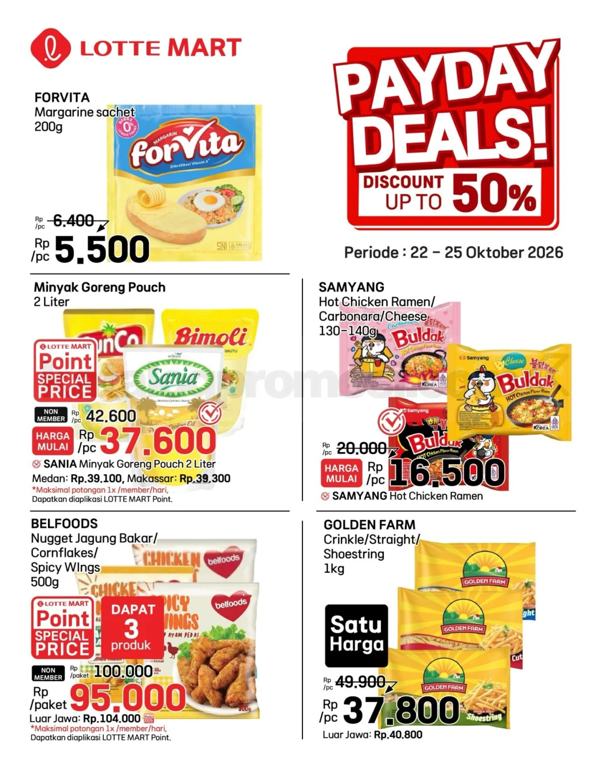 Lottemart: Promo JSM Weekend 22-25 Oktober 2026!
