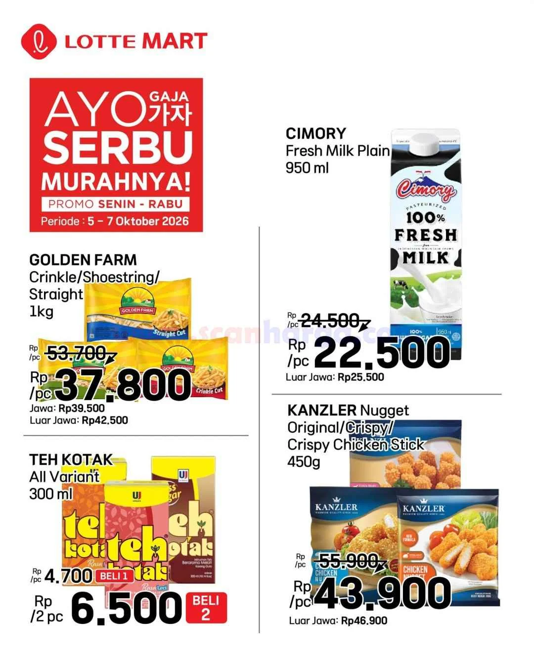 Lottemart Serbu: Promo Weekday Hemat 5-7 Okt 2026