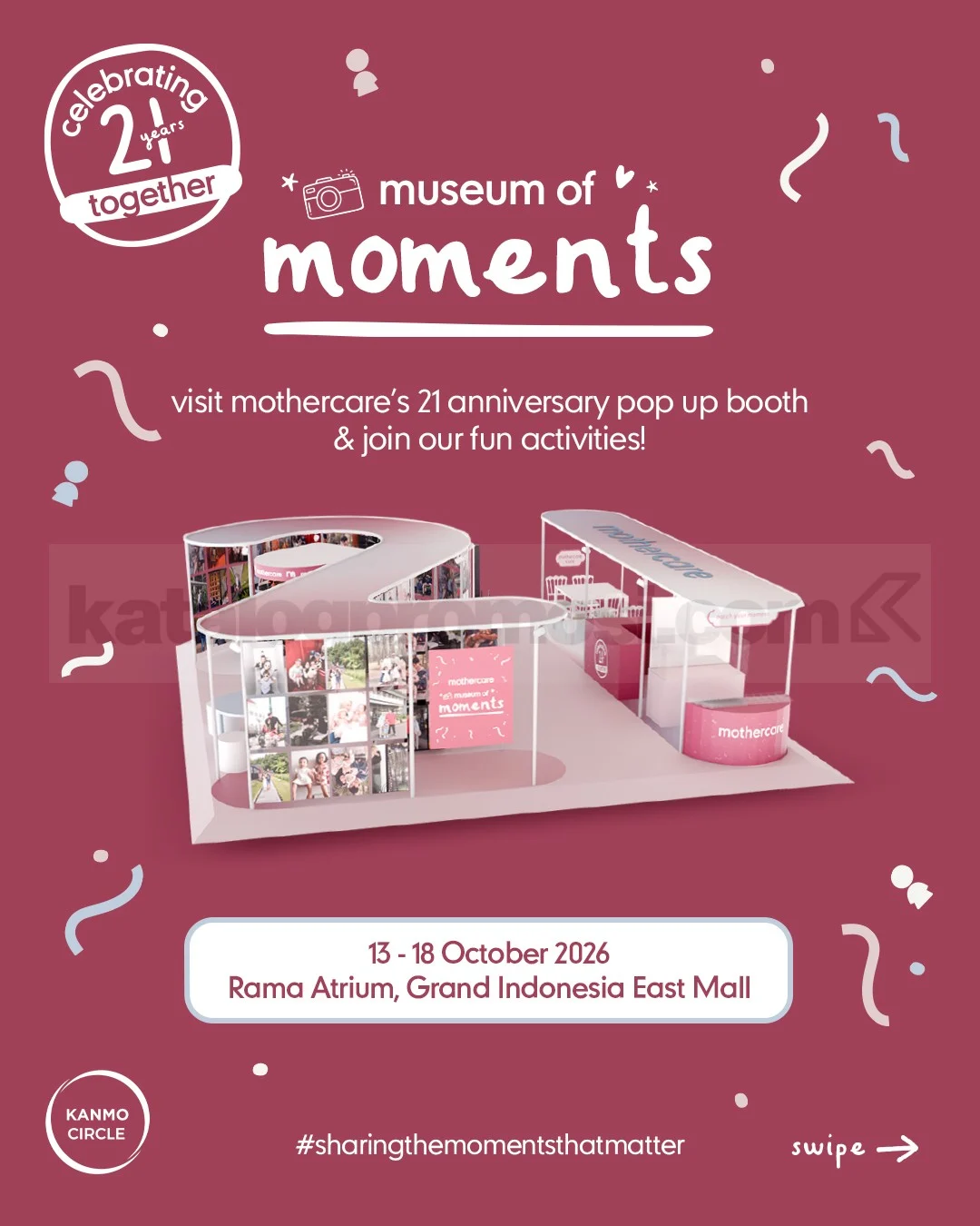 Mothercare Rayakan 21 Tahun di GI: Museum Momen Seru Keluarga