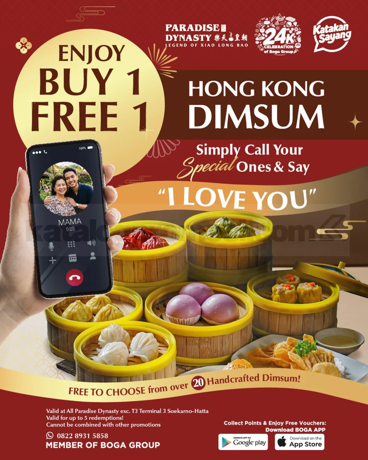 Paradise Dynasty: B1G1 Dimsum Manis 12-16 Okt