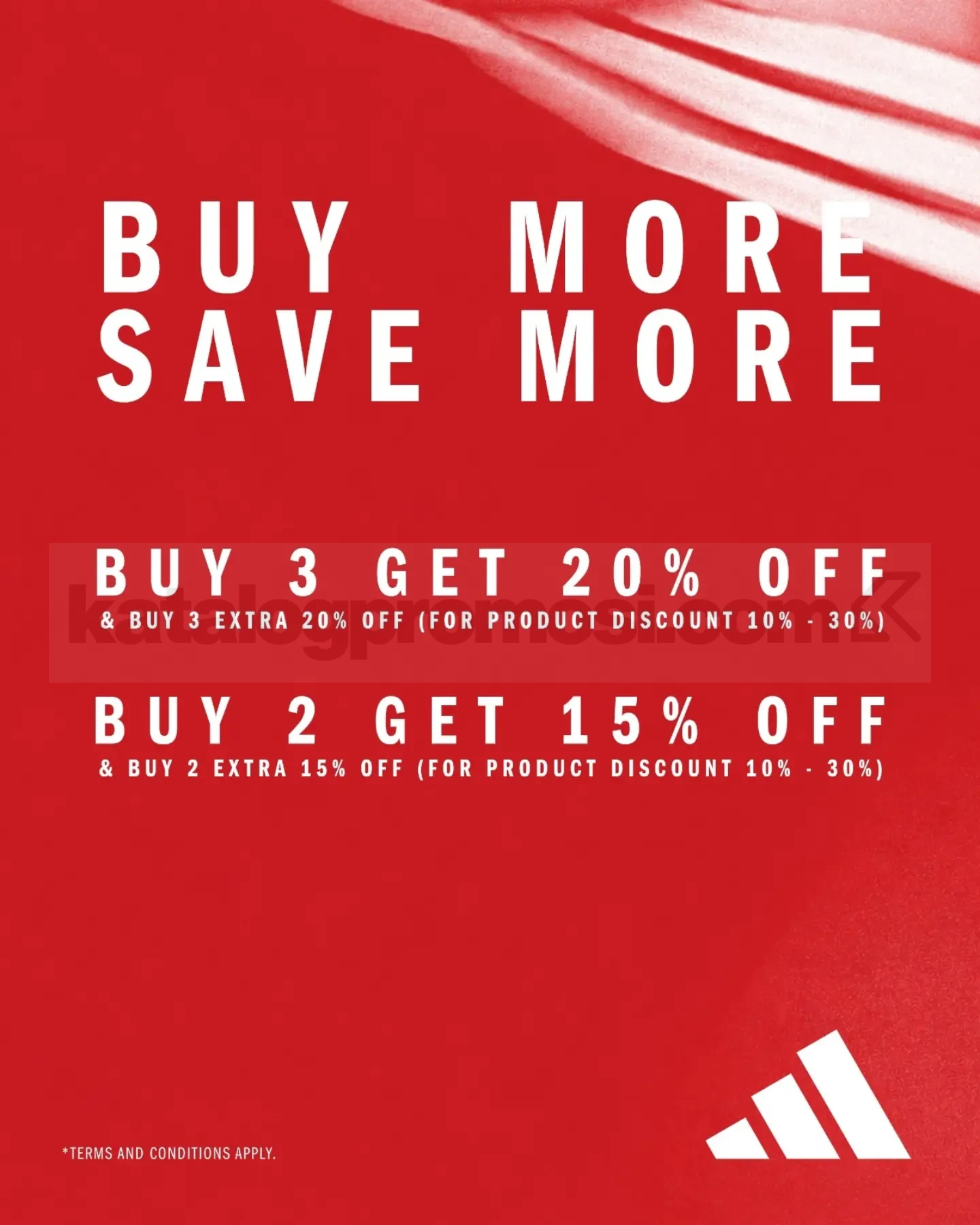 Promo Adidas: Borong Makin Hemat, Diskon Hingga 20%