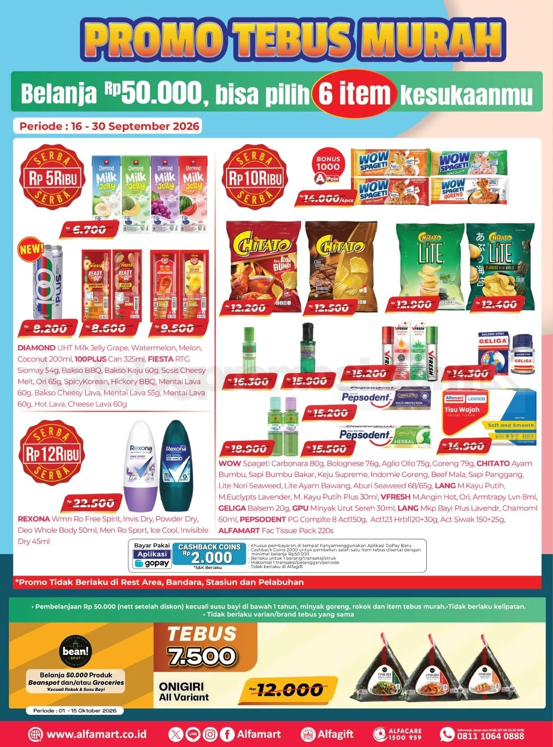 Promo Alfamart 1-15 Oktober 2026: Belanja Hemat & Praktis!