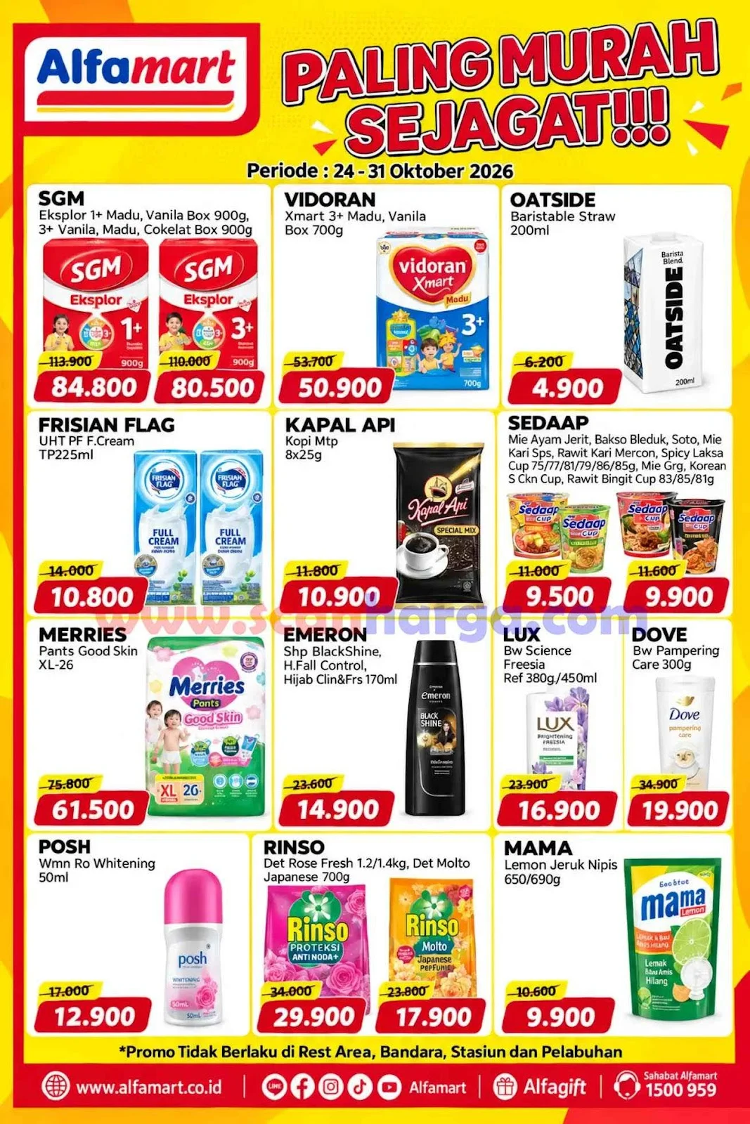 Promo Alfamart Paling Murah Sejagat: Diskon Heboh 24-31 Okt 2026