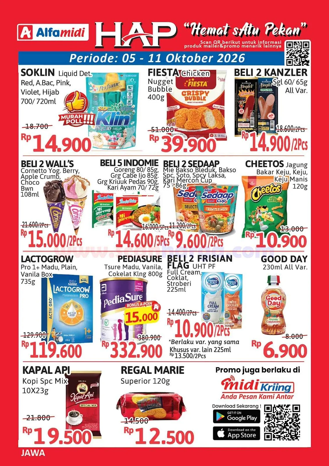 Promo Alfamidi HAP: Hemat Awal Pekan 5-11 Oktober 2026