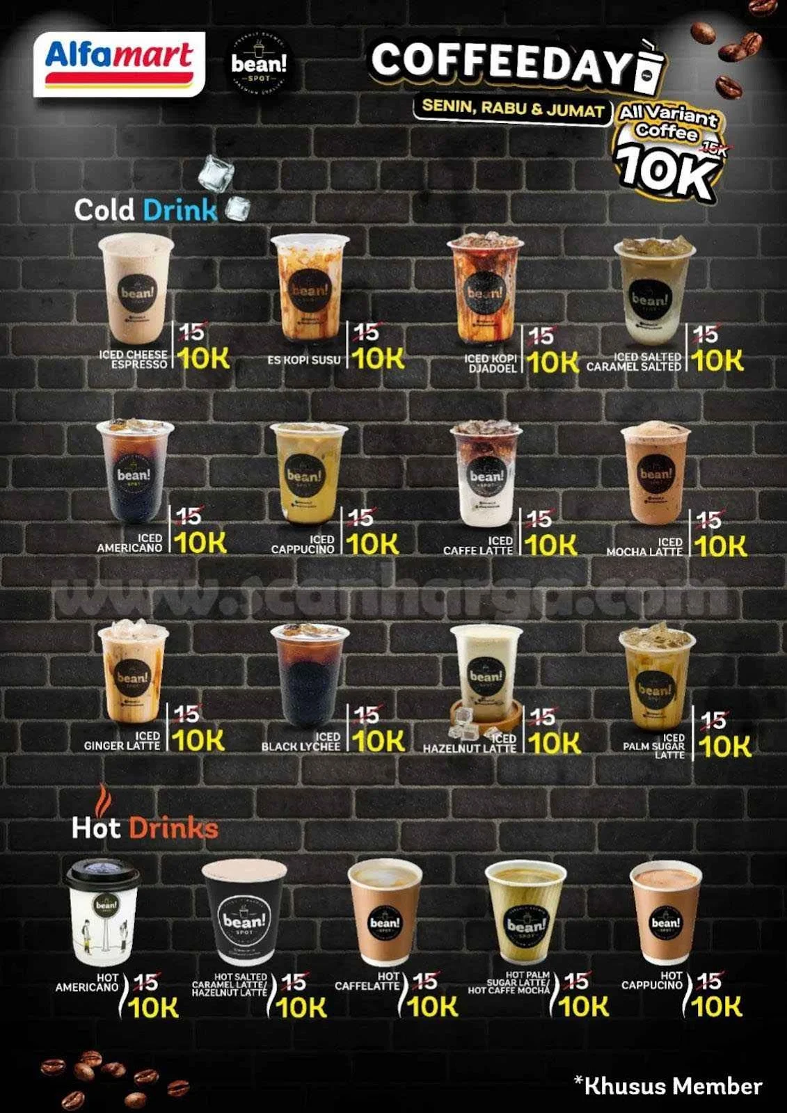 Promo Beanspot: Kopi Hemat Rp10.000 Tiap Senin, Rabu, Jumat Oktober