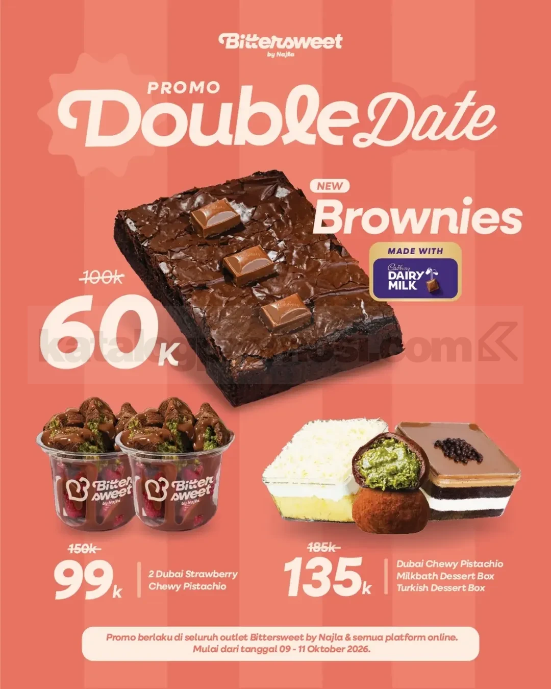 Promo Bittersweet 10.10: Nikmati Dessert Spesial Mulai Rp60 Ribu