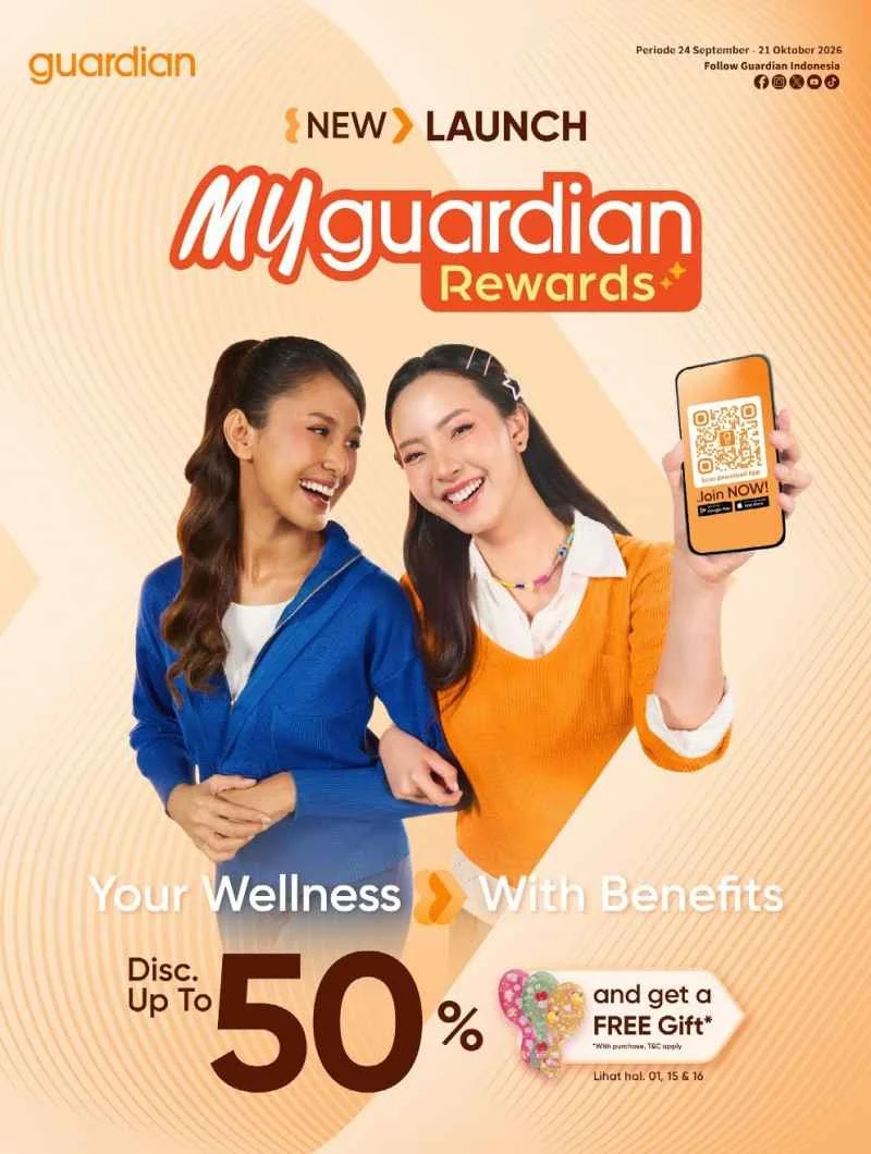 Promo Guardian Terbaru: Belanja Hemat 1-14 Oktober 2026