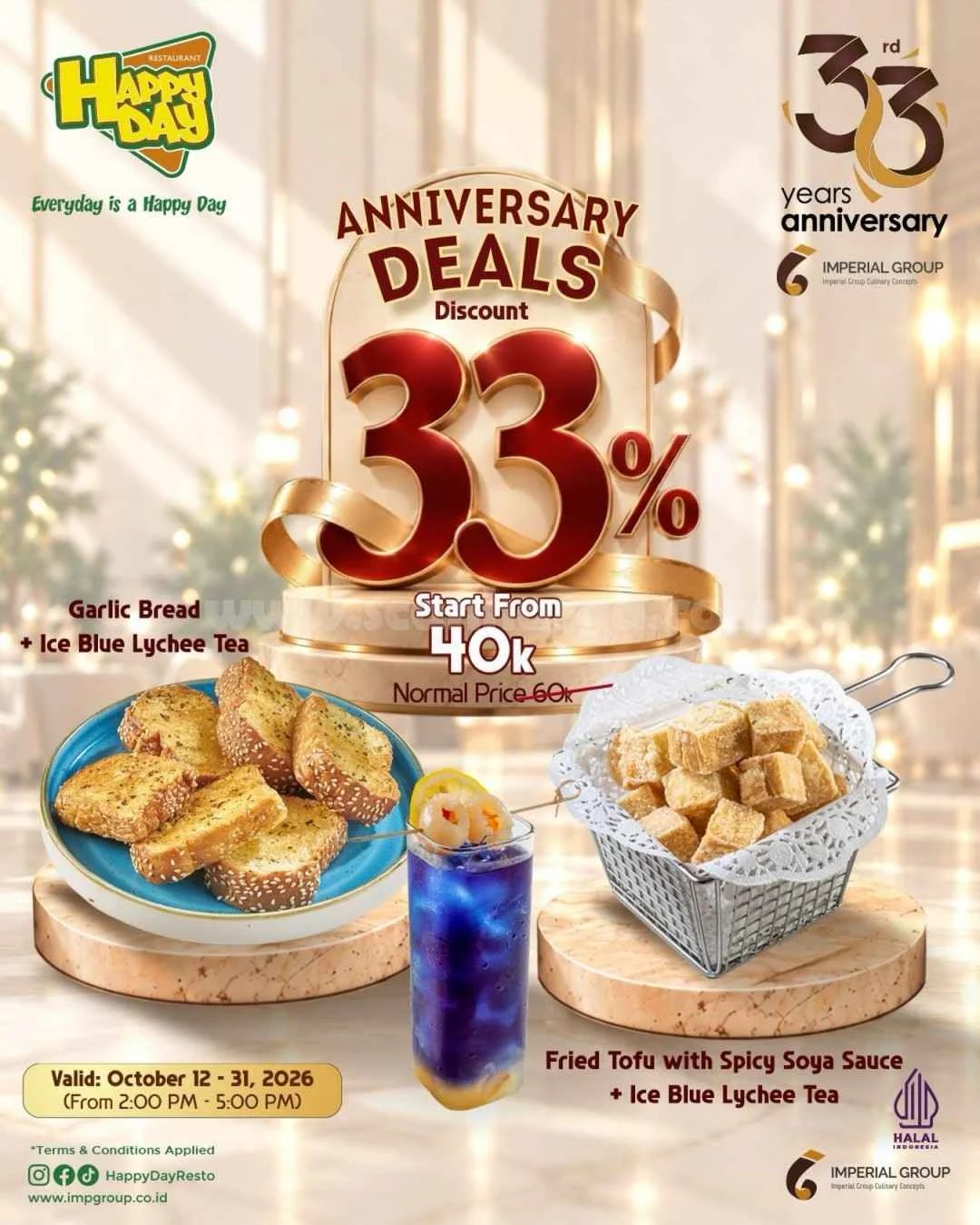 Promo Happy Day: Diskon 33% Anniversary Deals Set Menu Spesial