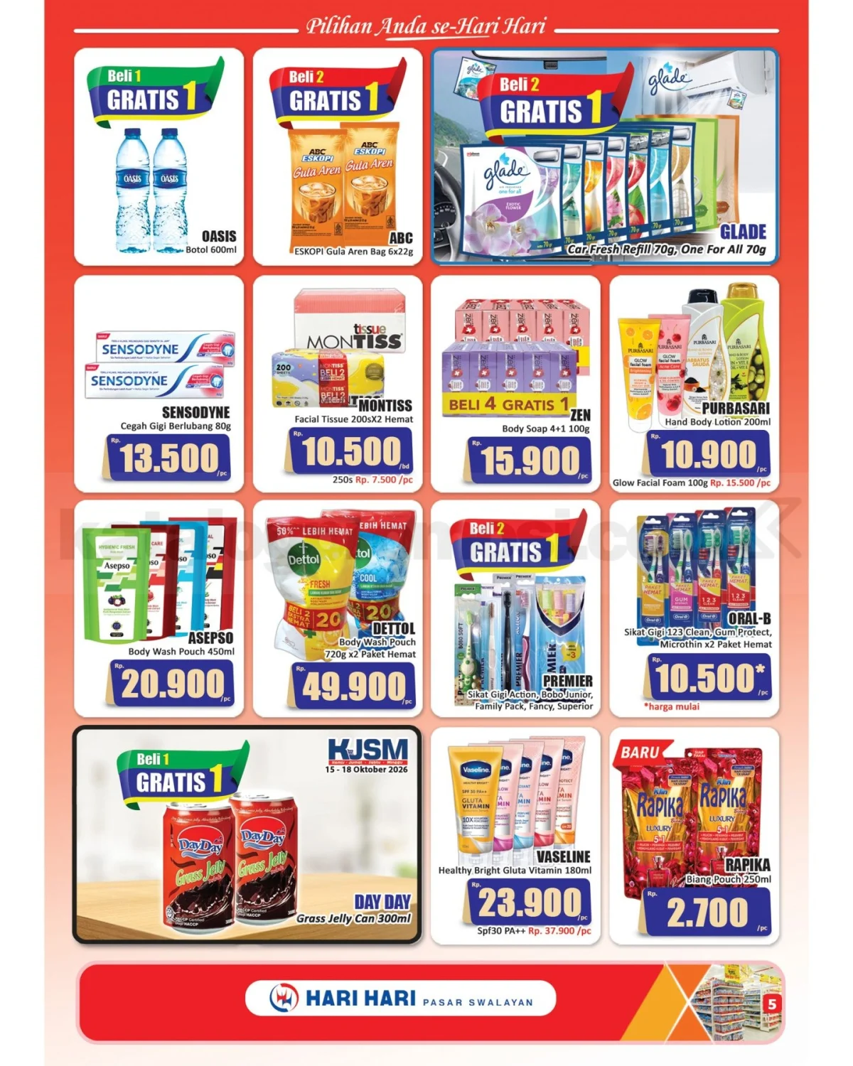 Promo Hari Hari Swalayan: Belanja Hemat 16-31 Oktober 2026