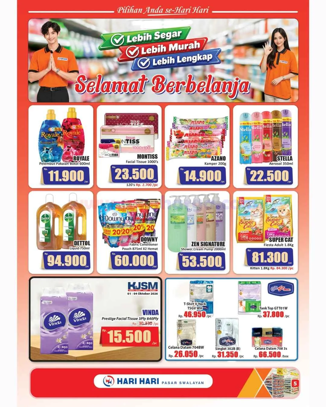 Promo Hari Hari Swalayan: Katalog Hemat 1-15 Oktober 2026