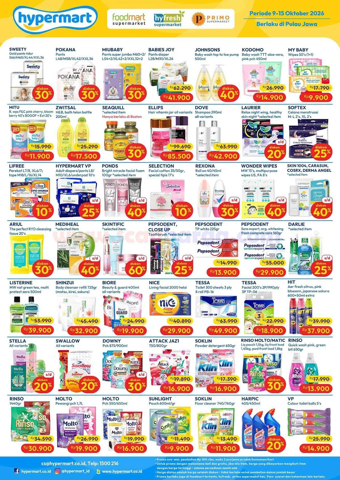 Promo Hypermart Weekday: Diskon Heboh 13-15 Oktober 2026!