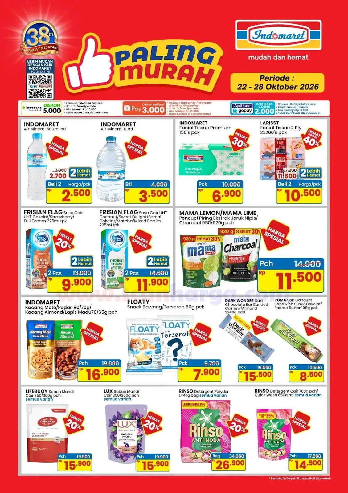 Promo Indomaret 22-28 Oktober 2026: Banjir Diskon Kebutuhan Mingguan