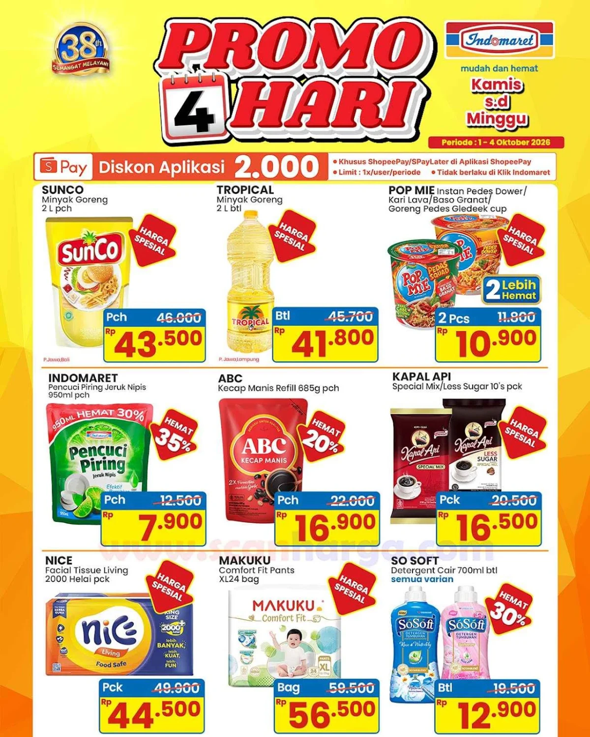 Promo Indomaret 4 Hari: Diskon Heboh 1-4 Oktober 2026