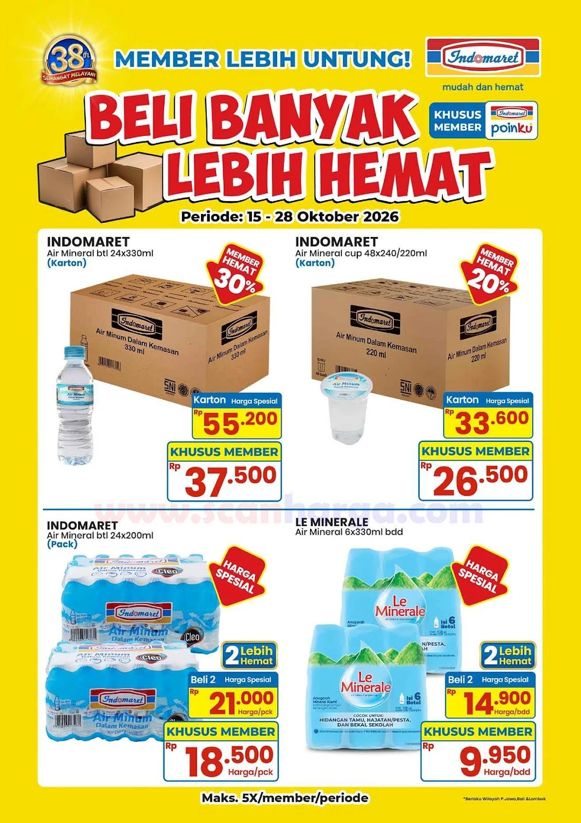 Promo Indomaret: Beli Banyak, Hematnya Maksimal 15-28 Oktober 2026