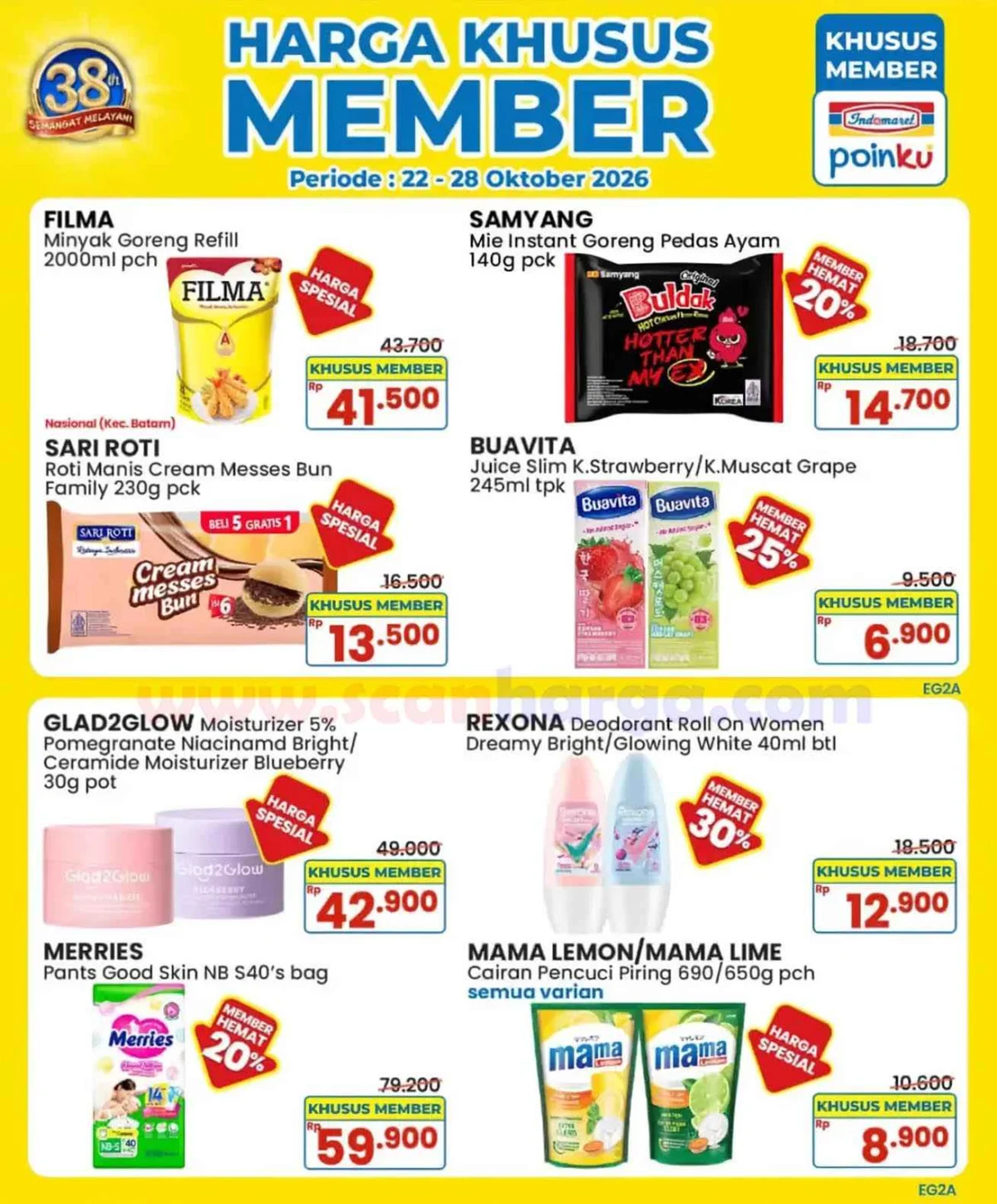 Promo Indomaret: Tebus Murah Spesial Member 22-28 Okt 2026