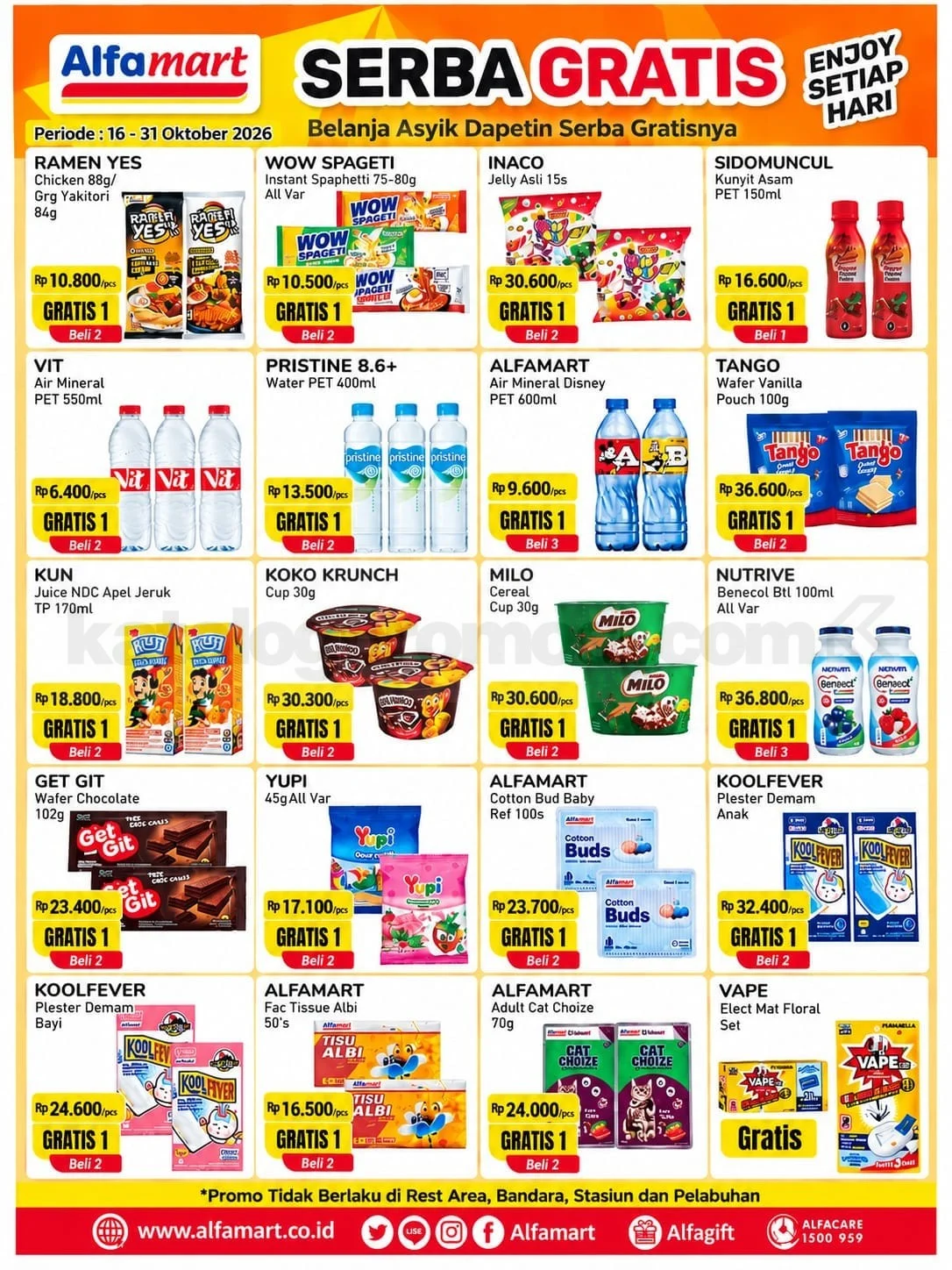 Promo JSM Alfamart 23-25 Oktober 2026: Hemat Akhir Pekan!