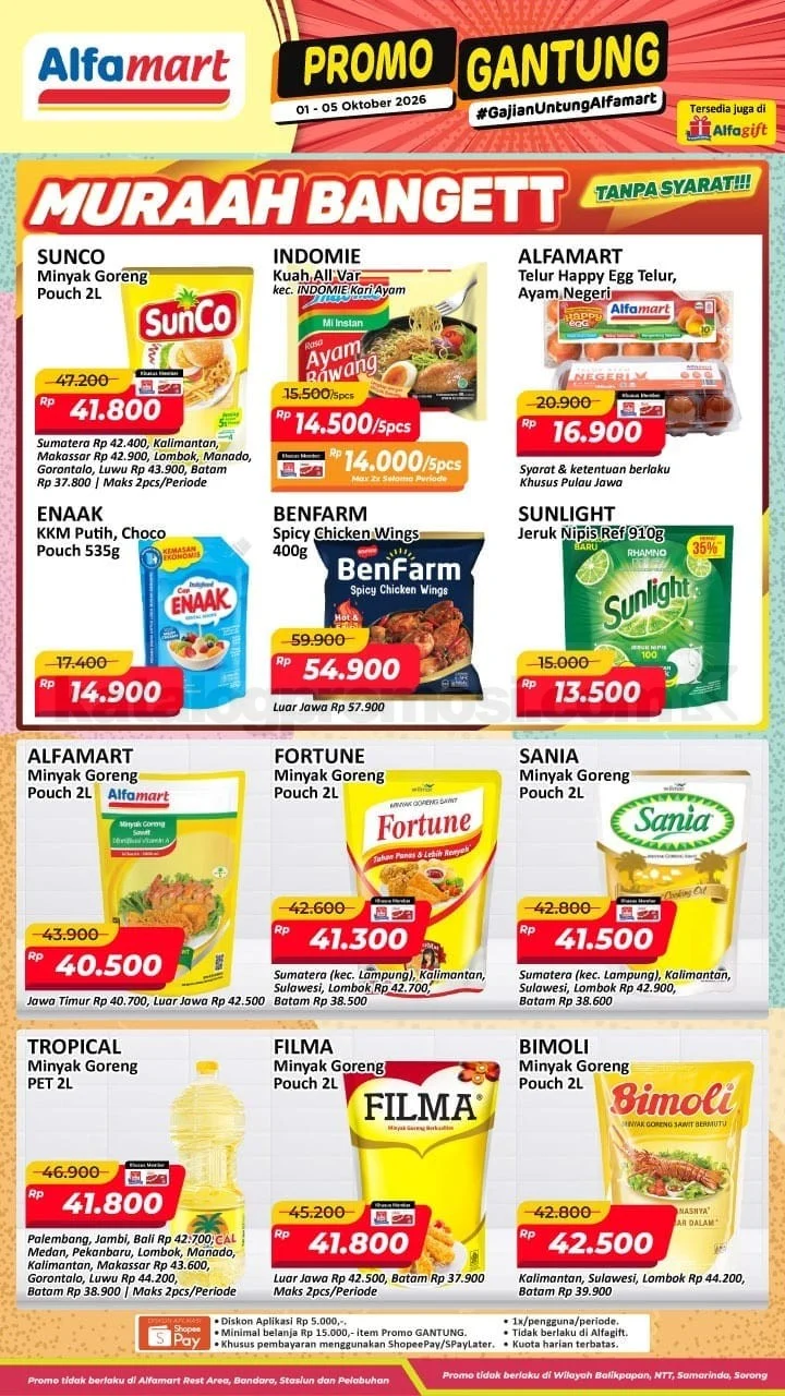 Promo JSM Alfamart: Diskon Akhir Pekan 02-04 Oktober 2026!