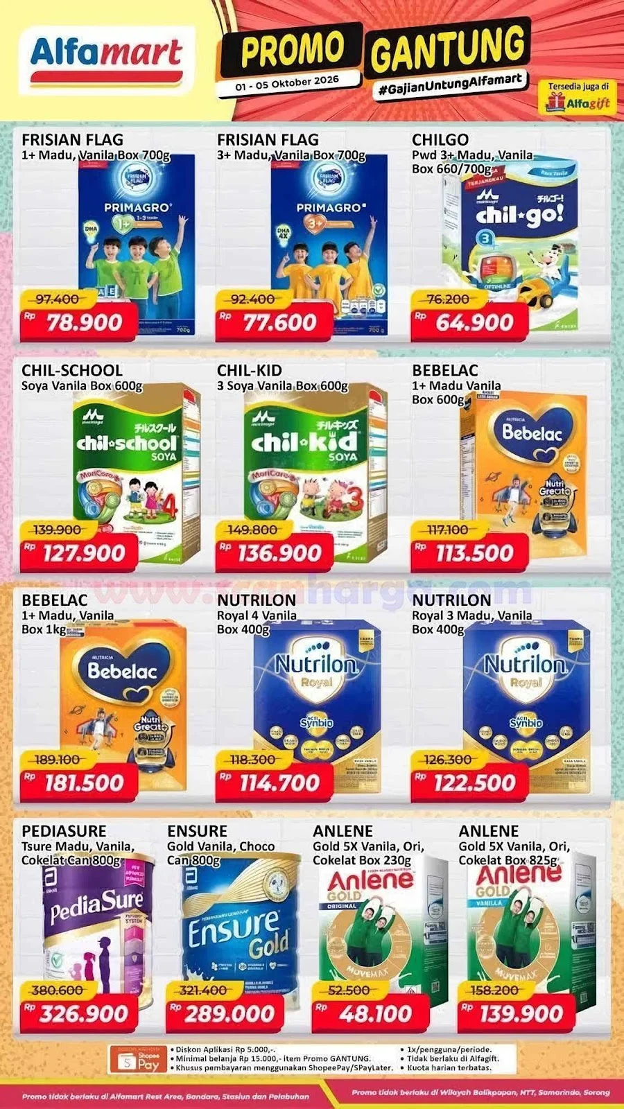 Promo JSM Alfamart: Diskon Spesial 2-5 Oktober 2026!