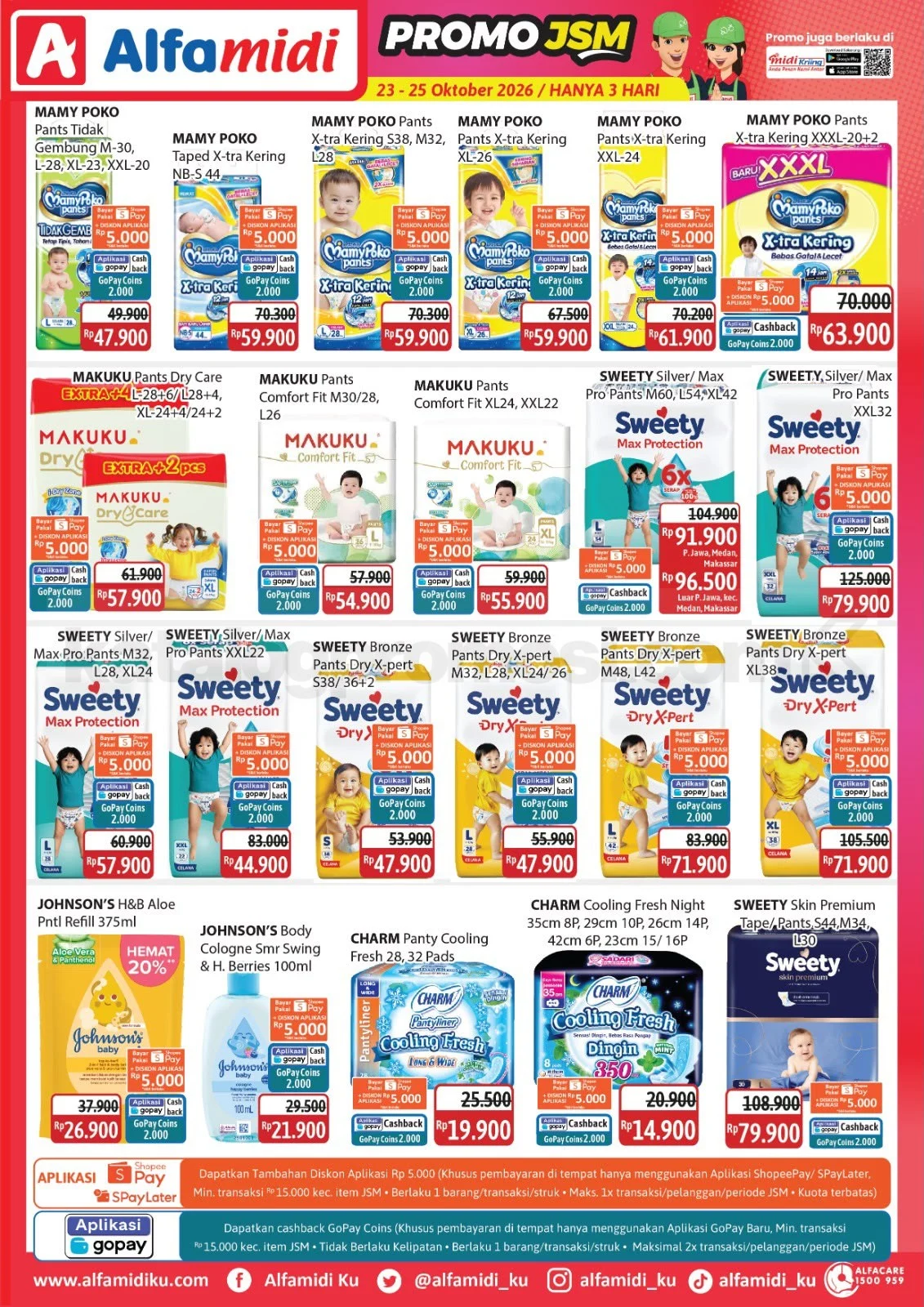Promo JSM Alfamidi 23-25 Oktober 2026: Belanja Hemat Akhir Pekan