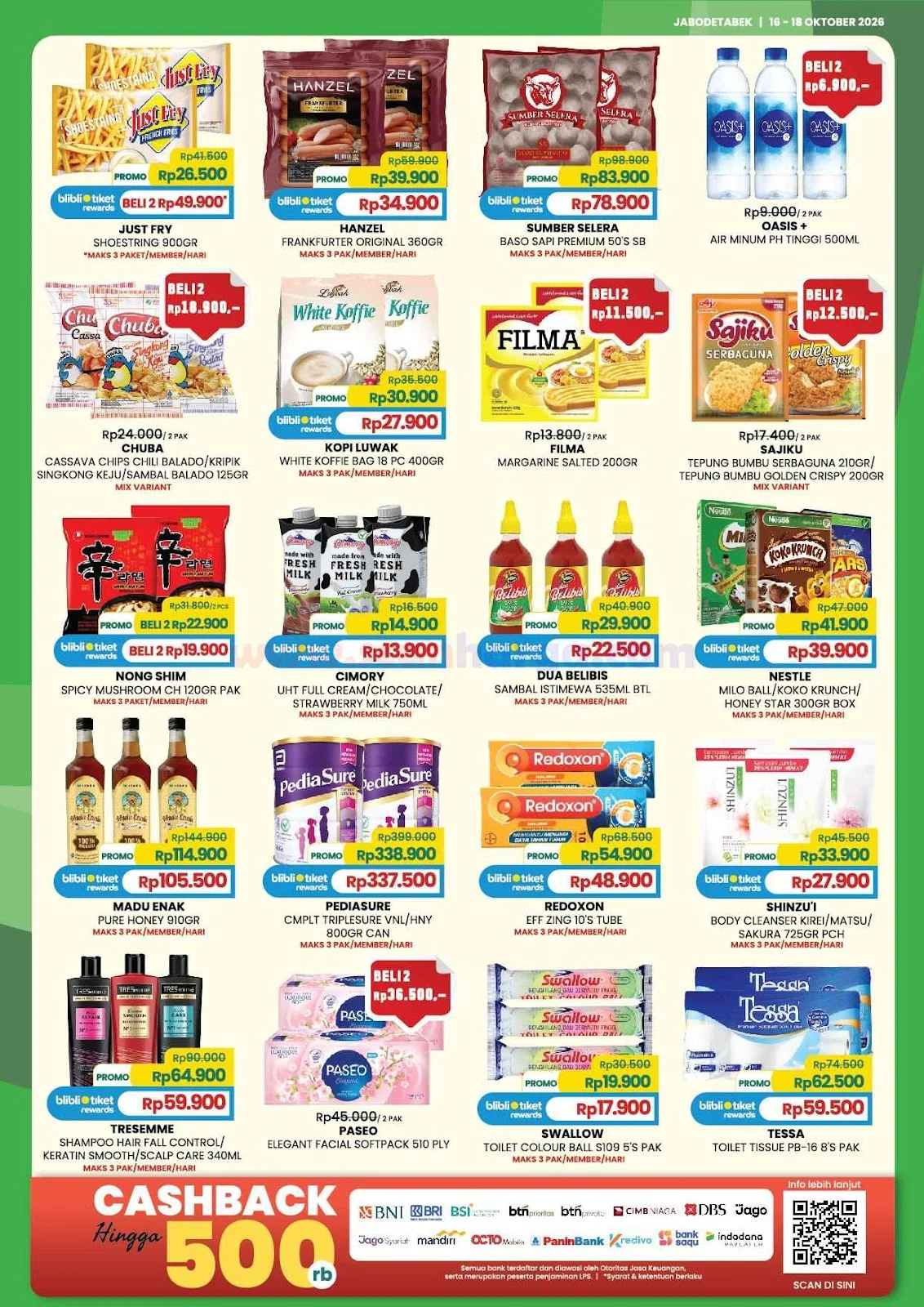 Promo JSM Farmers Market: Diskon Weekend 16-18 Oktober 2026