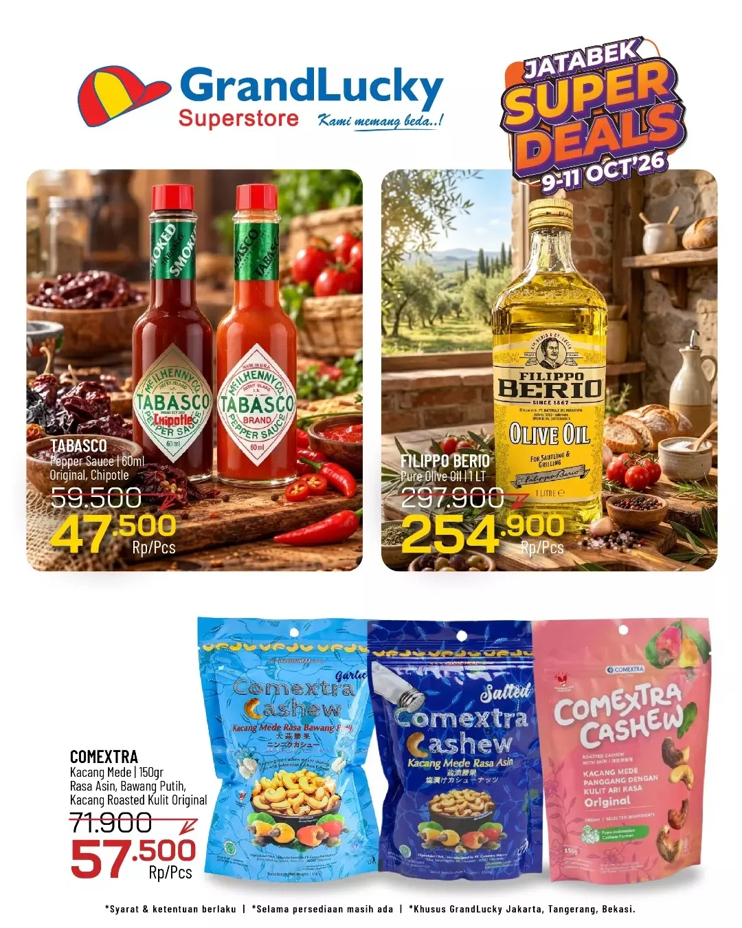 Promo JSM GrandLucky: Diskon Akhir Pekan 9-11 Oktober 2026