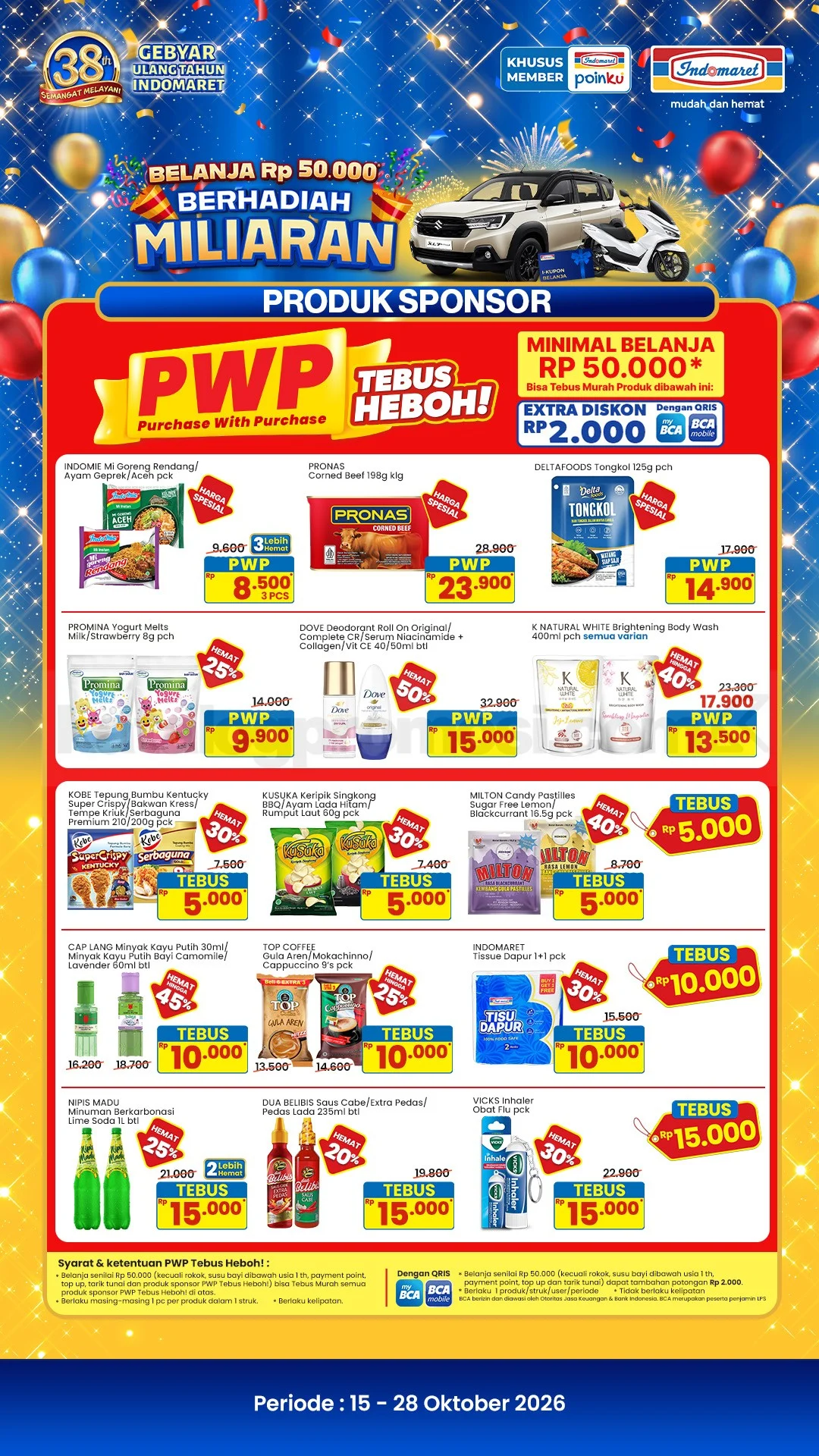 Promo JSM Indomaret 22-25 Oktober: Hemat Akhir Pekan!