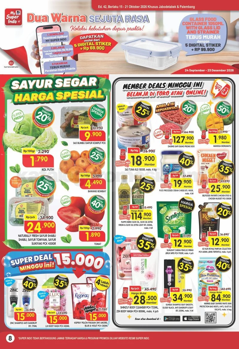 Promo JSM Super Indo 16-18 Oktober 2026: Belanja Hemat Akhir Pekan!