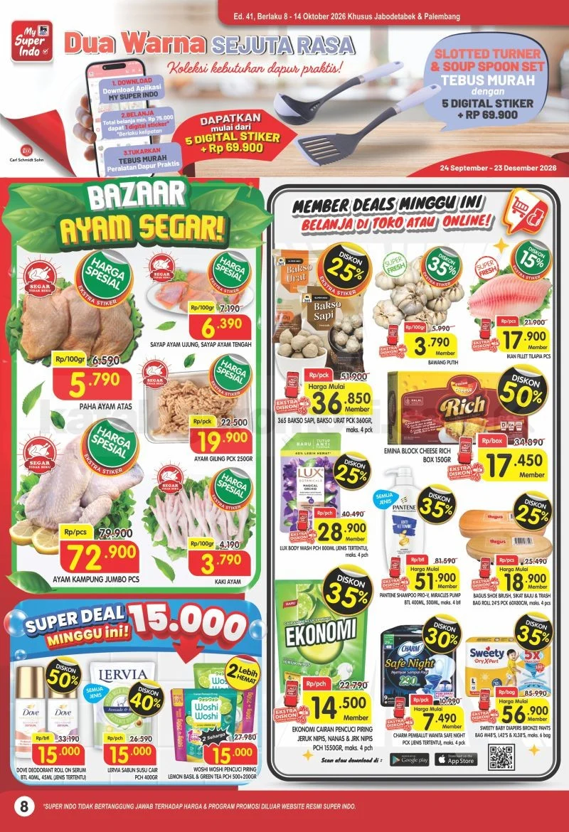 Promo JSM Super Indo: Diskon Akhir Pekan 9-11 Oktober 2026
