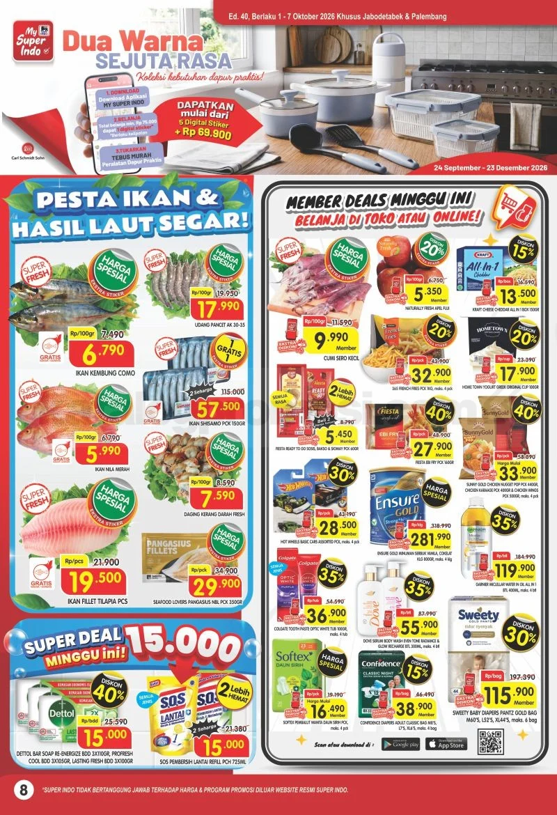 Promo JSM Superindo 02-04 Oktober 2026: Belanja Hemat Akhir Pekan!