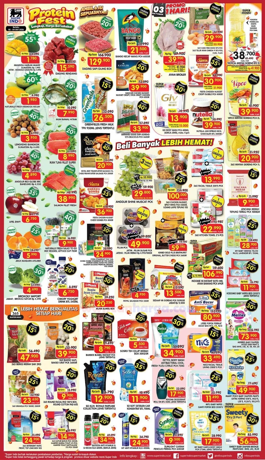Promo JSM Superindo 2-4 Oktober 2026: Diskon Akhir Pekan Seru!