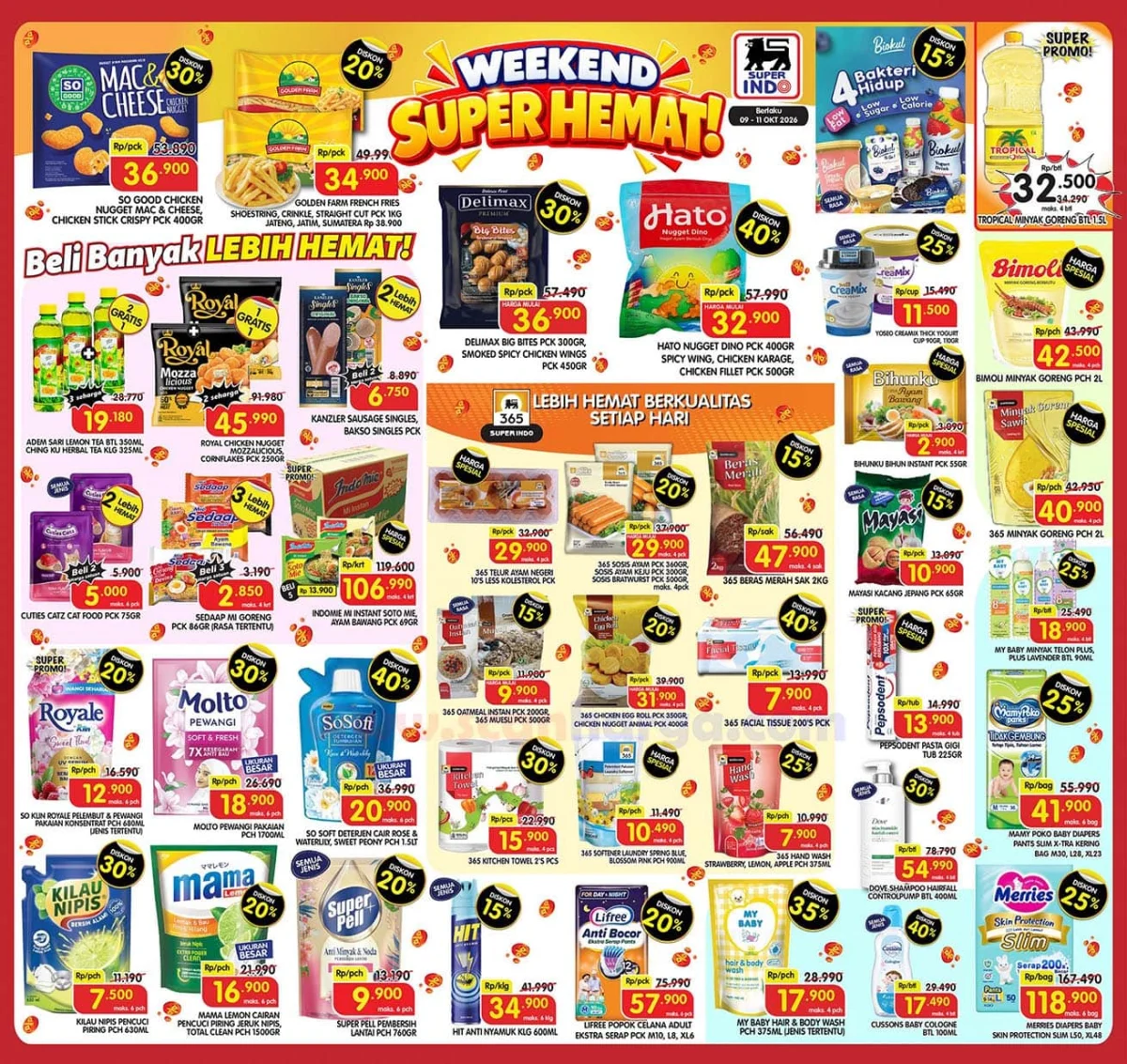 Promo JSM Superindo 9-11 Okt 2026: Hemat Belanja Akhir Pekan!
