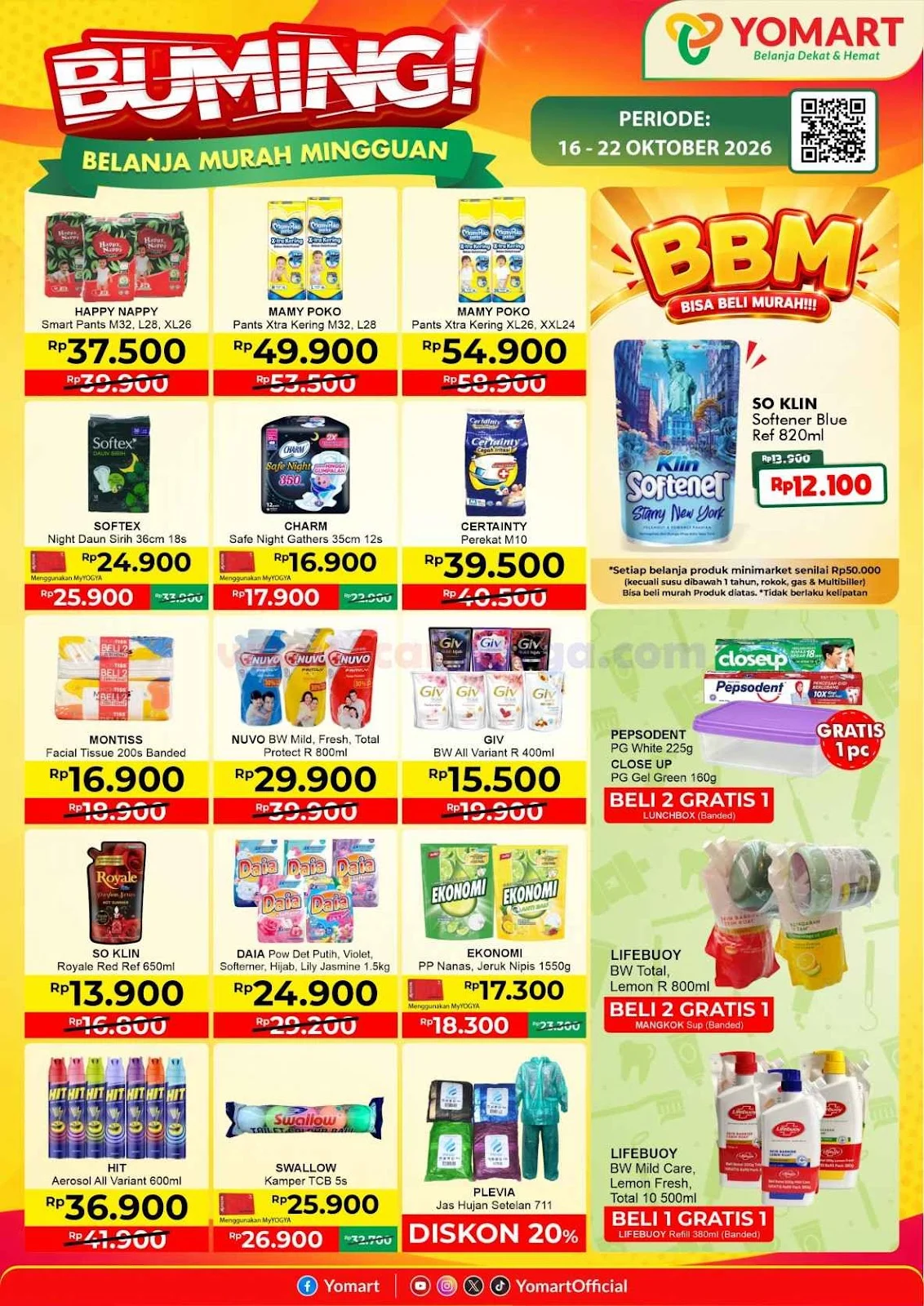 Promo JSM Yomart: Diskon Heboh 16-22 Oktober 2026