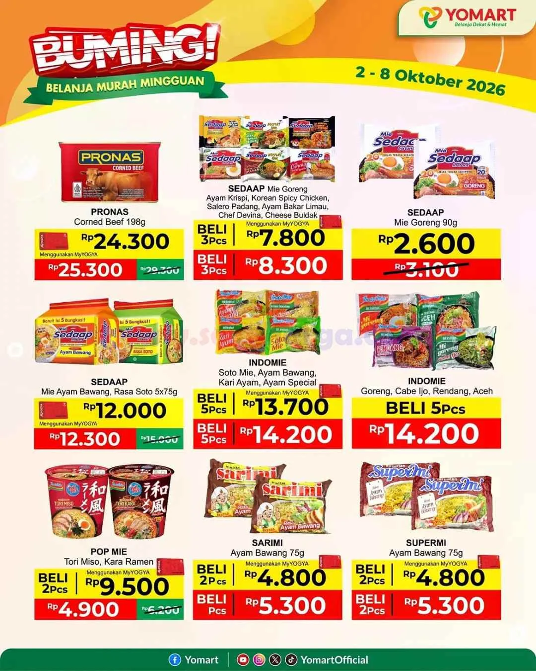 Promo JSM Yomart: Diskon Heboh 2-8 Oktober 2026!